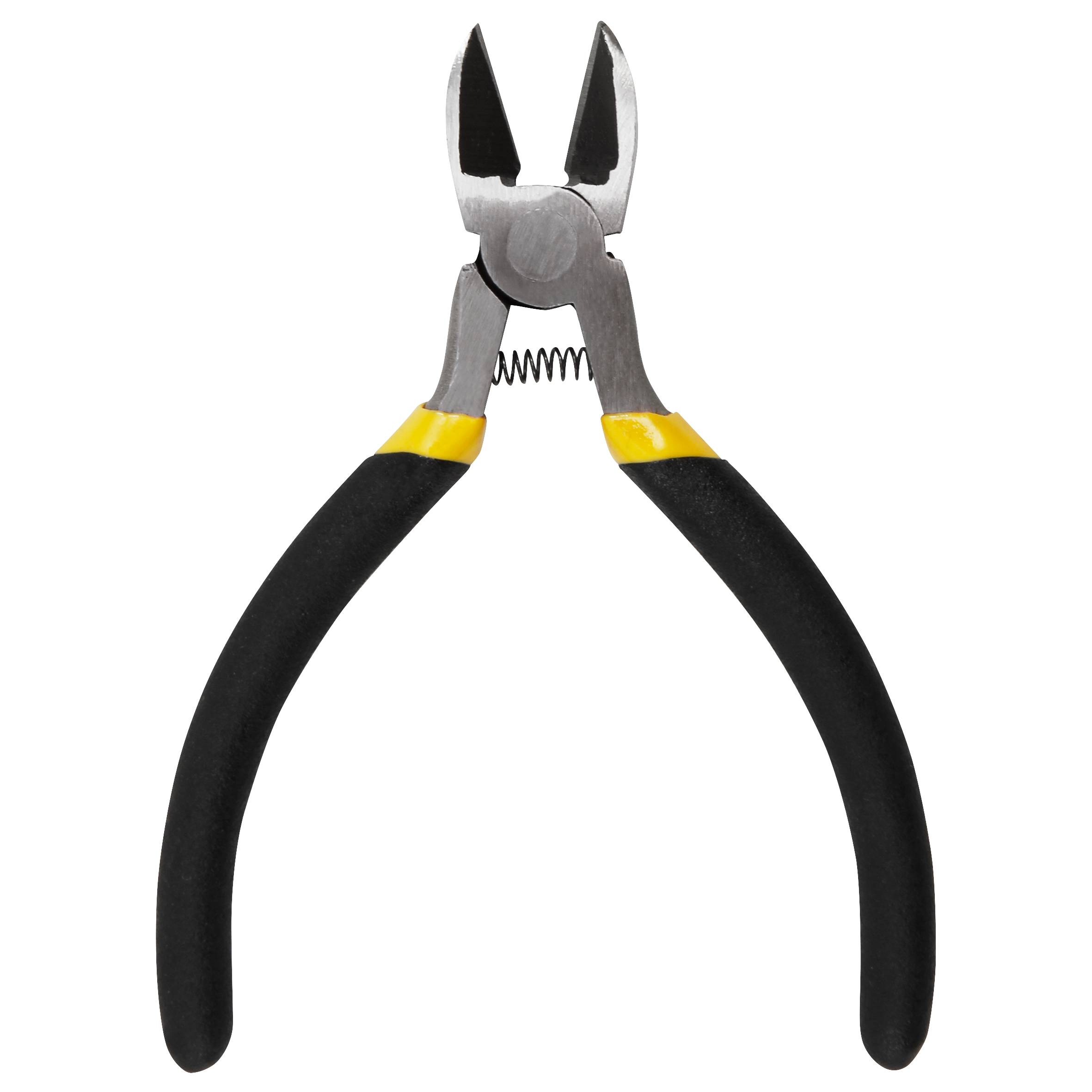 Mini-Seitenschneider McPower "Top-Grip", 125 mm, federöffnend, rutschfester Griff