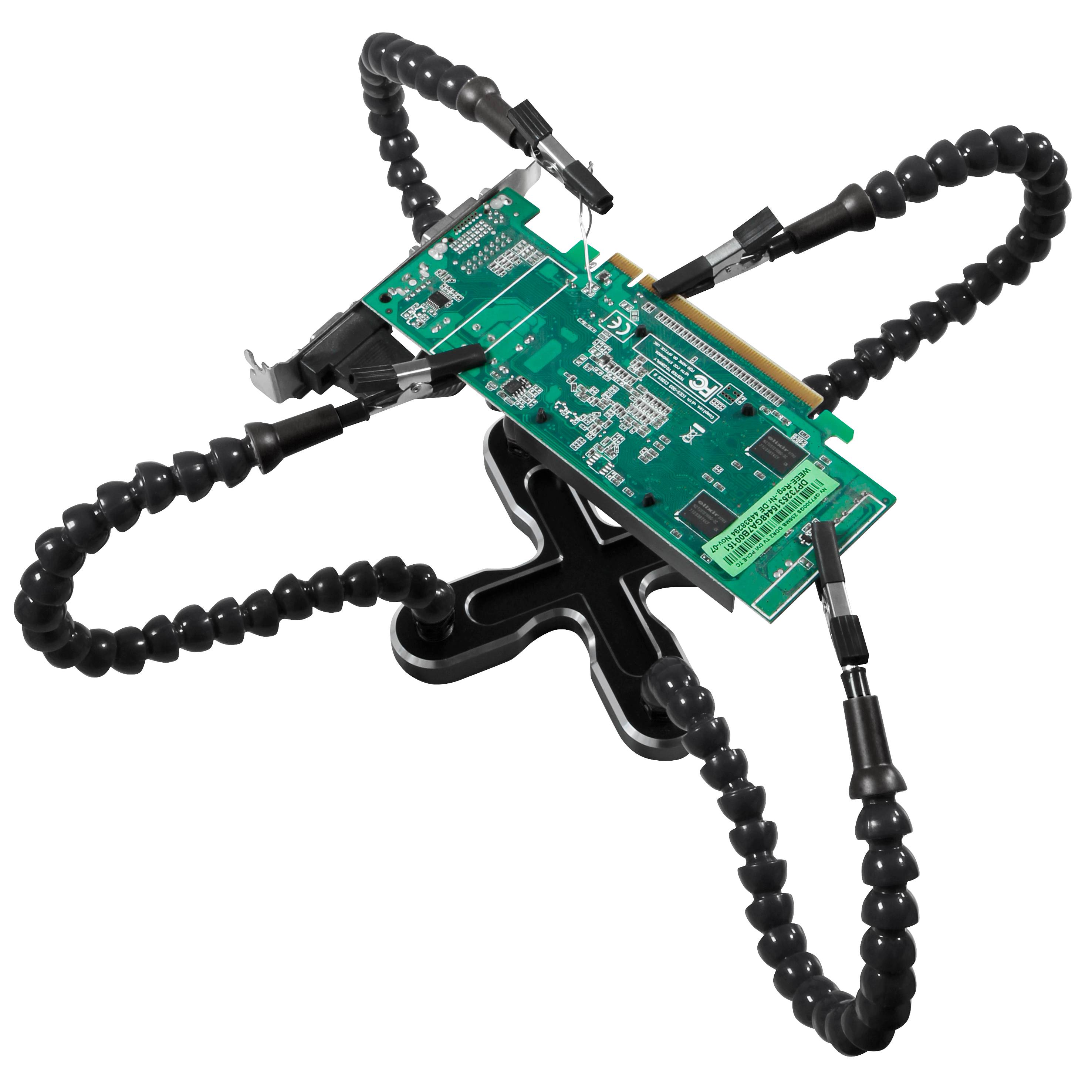 Helfende Hände McPower "HM-4" mit 4 Klemmen, stabiler Standfuß, sehr flexibel