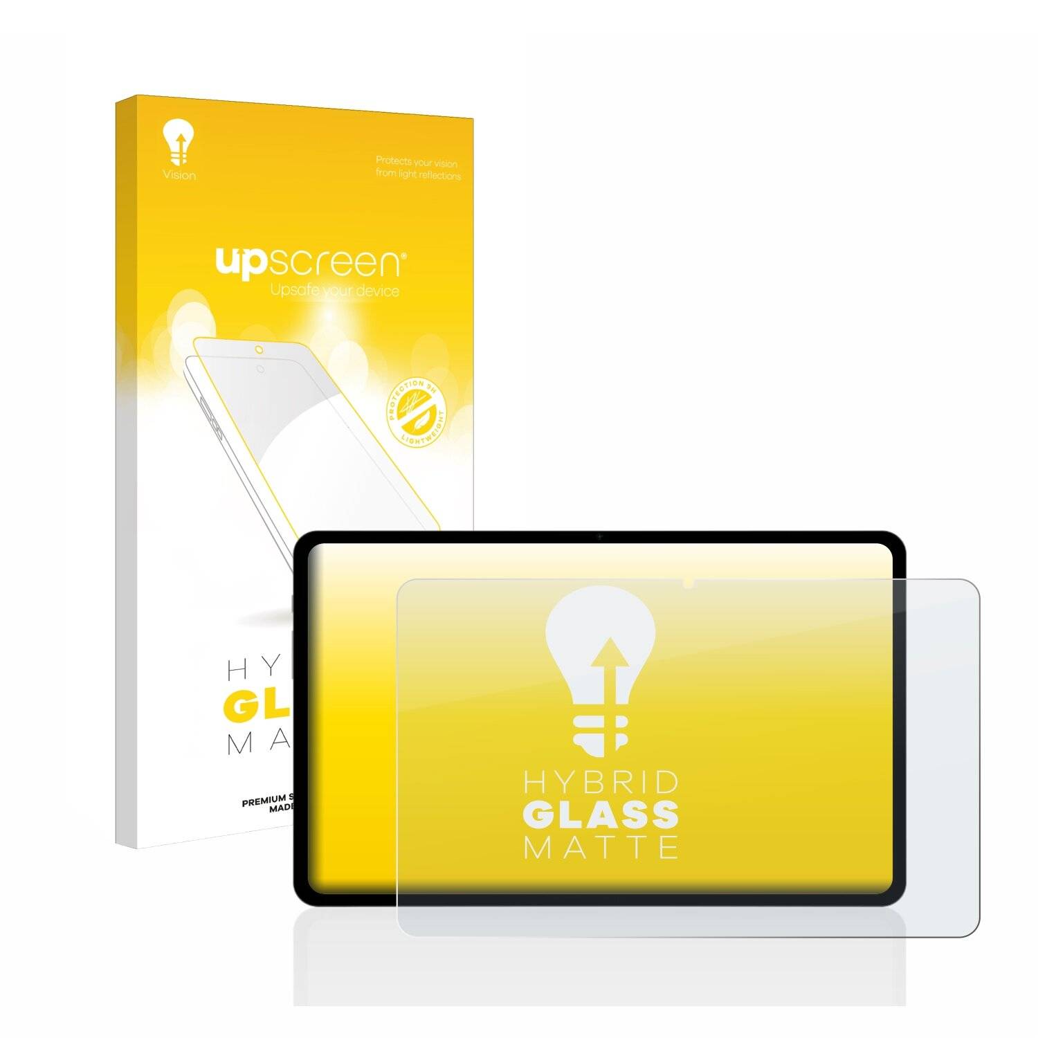 upscreen Hybrid Glass Matte Premium Schutzglas Folie für Teclast T50 2023