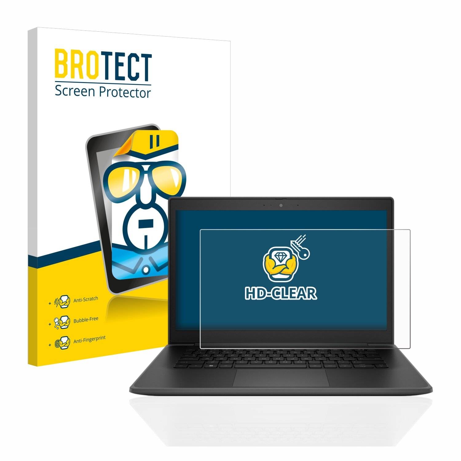 BROTECT HD-Clear Displayschutzfolie für HP ProBook Fortis 14