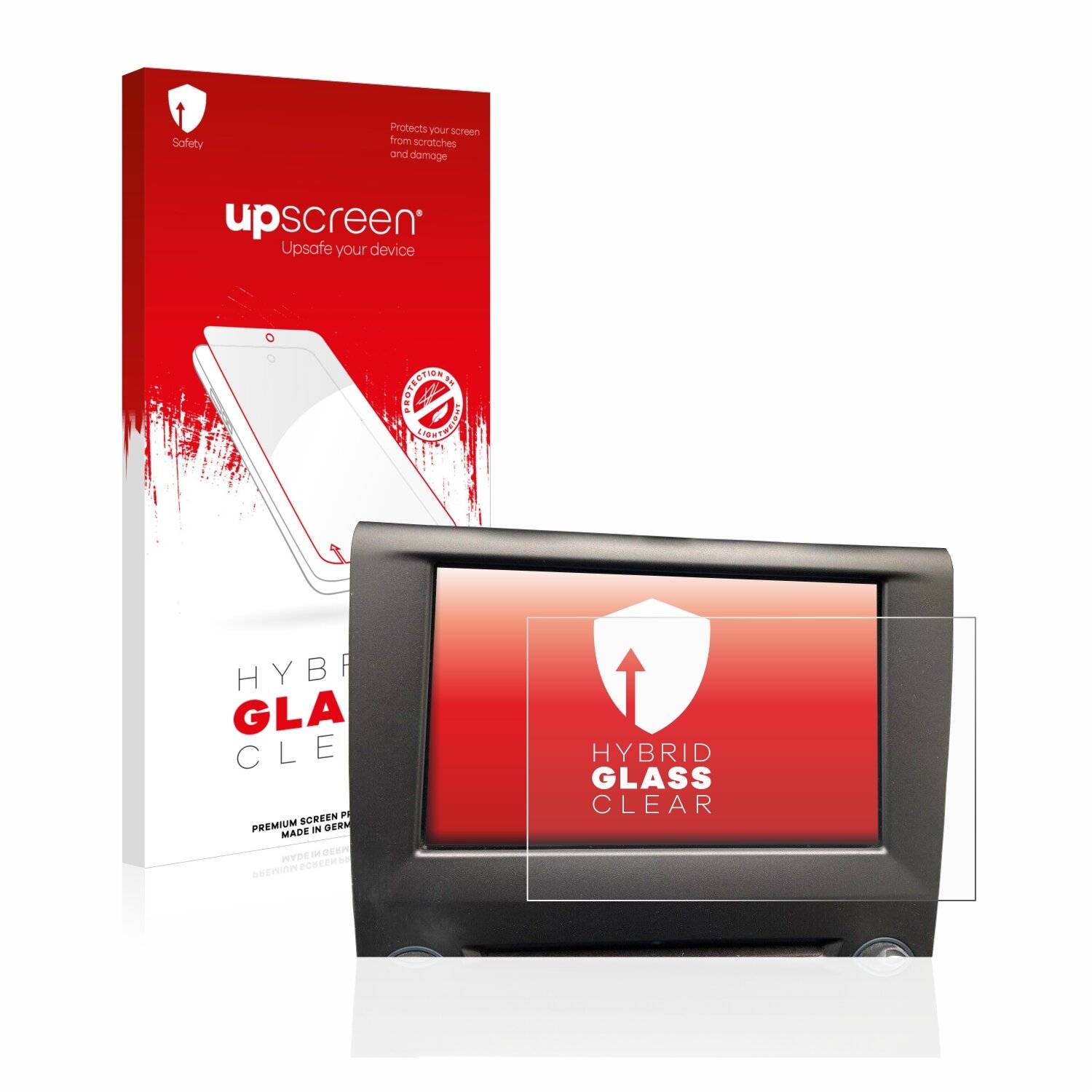 upscreen Hybrid Glass Clear Premium Schutzglas Folie für Ford Mondeo S&S Business sync 3