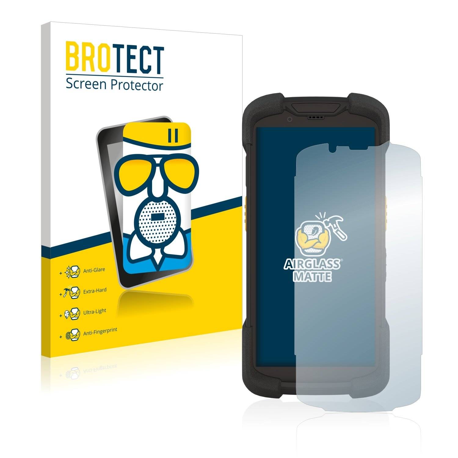 BROTECT AirGlass Matte Schutzglas Folie für Zebra