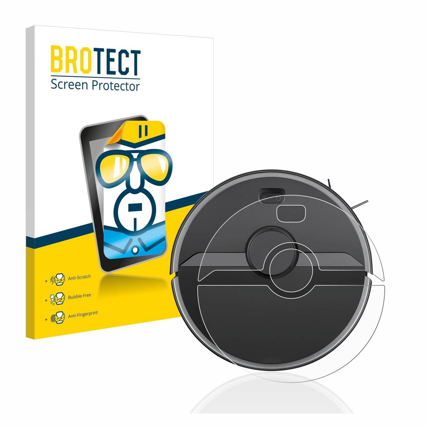 BROTECT HD-Clear Displayschutzfolie für Roborock S6