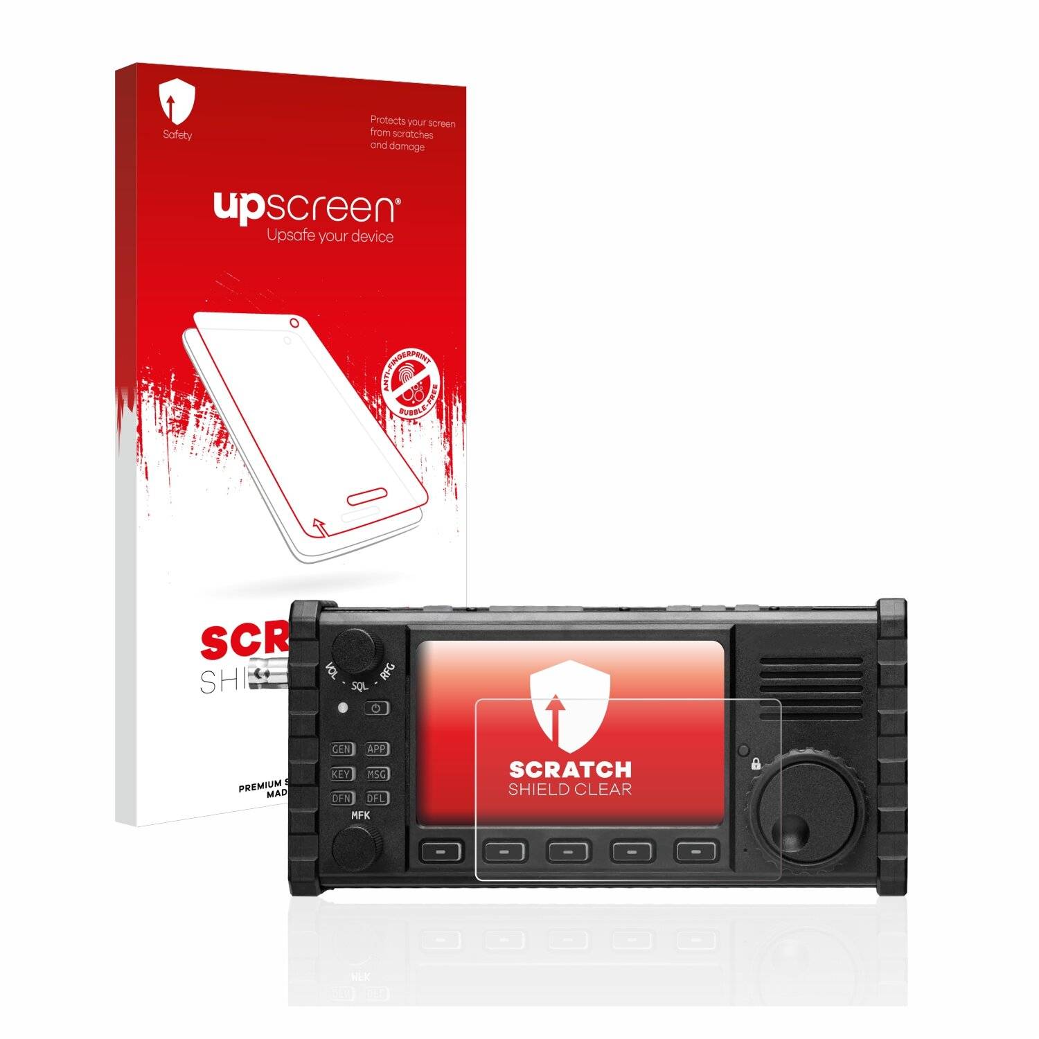 upscreen Scratch Shield Clear Premium Displayschutzfolie für Xiegu X6100