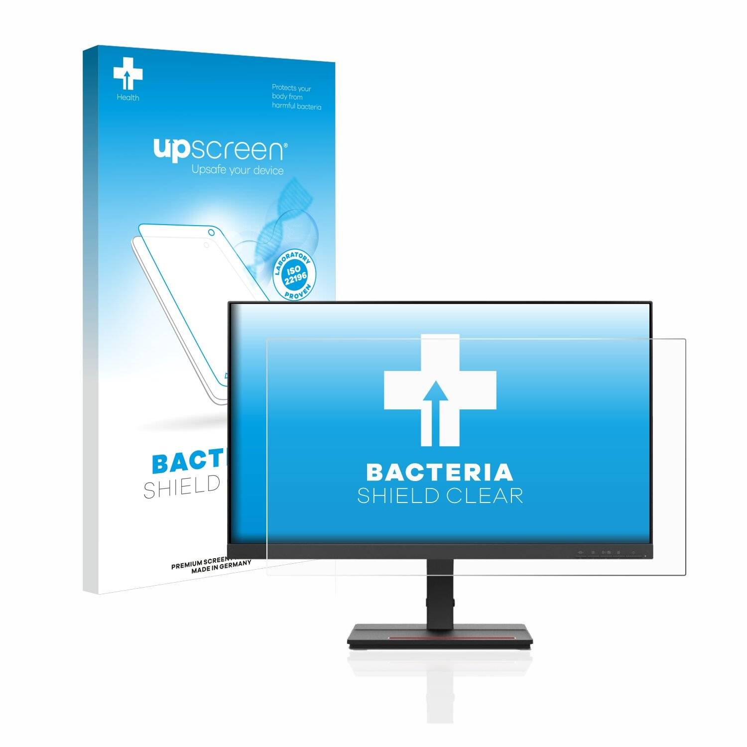 upscreen Bacteria Shield Clear Premium Antibakterielle Displayschutzfolie für Lenovo