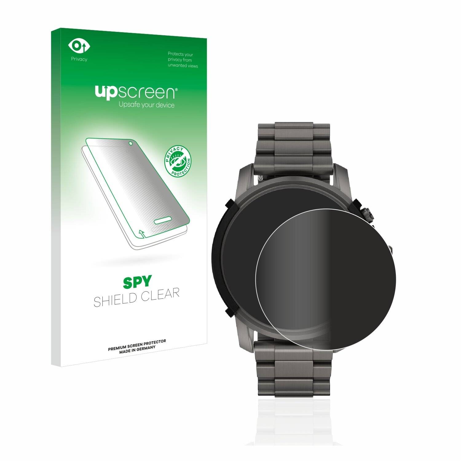 upscreen Spy Shield Clear Premium Blickschutzfolie für Diesel On DZT2042R (48