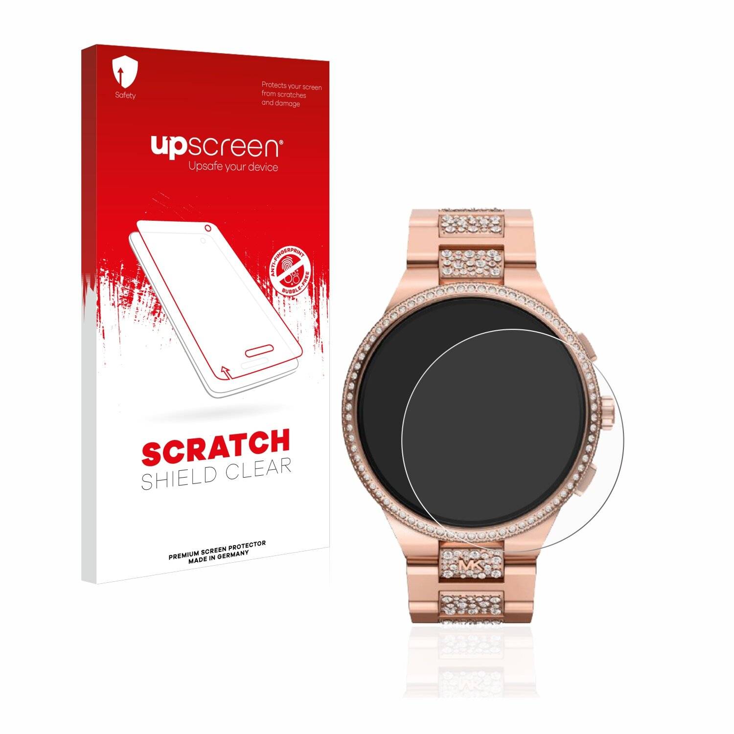 upscreen Scratch Shield Clear Premium Displayschutzfolie für Michael Kors Camille Gen 6