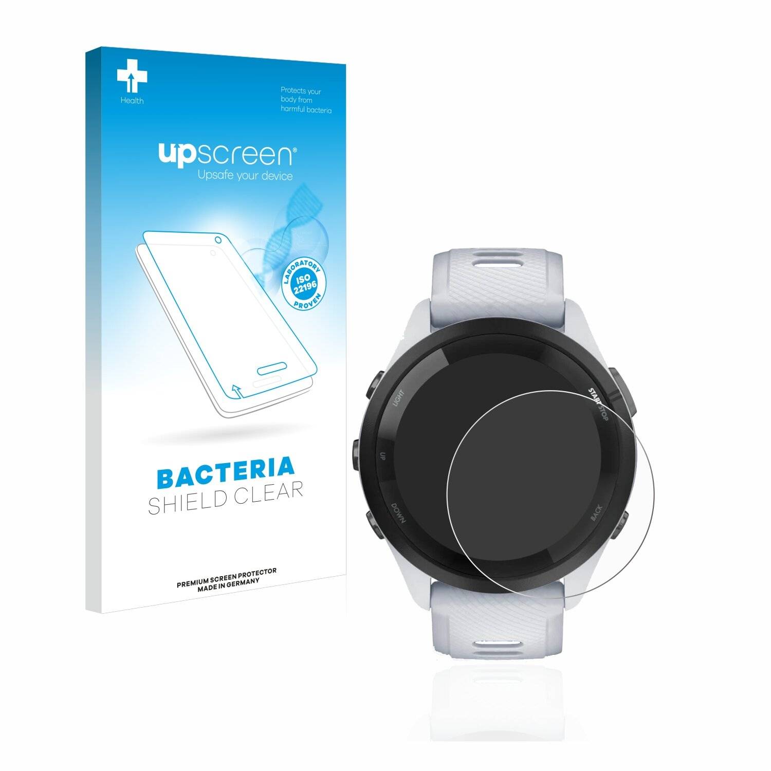 upscreen Bacteria Shield Clear Premium Antibakterielle Displayschutzfolie für Garmin