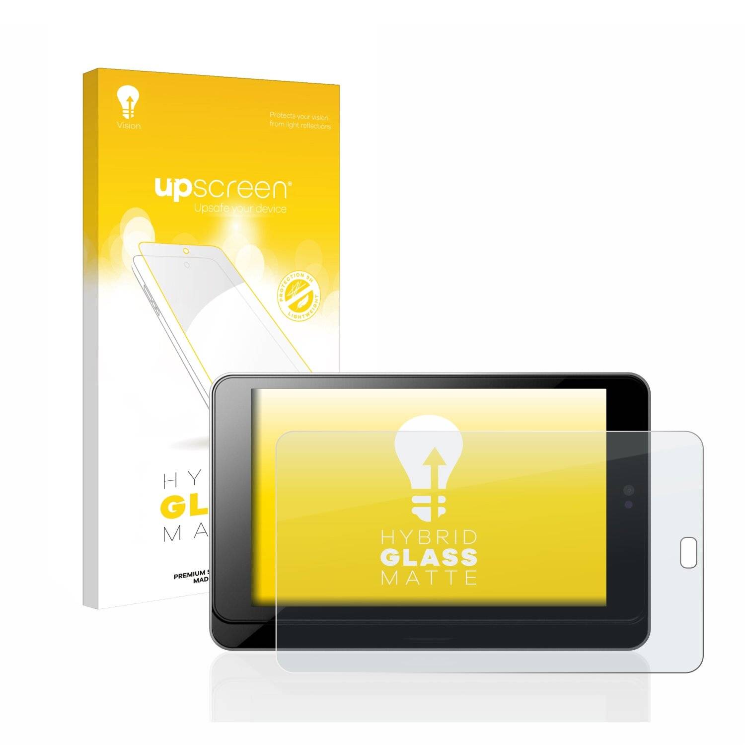 upscreen Hybrid Glass Matte Premium Schutzglas Folie für Pioneer