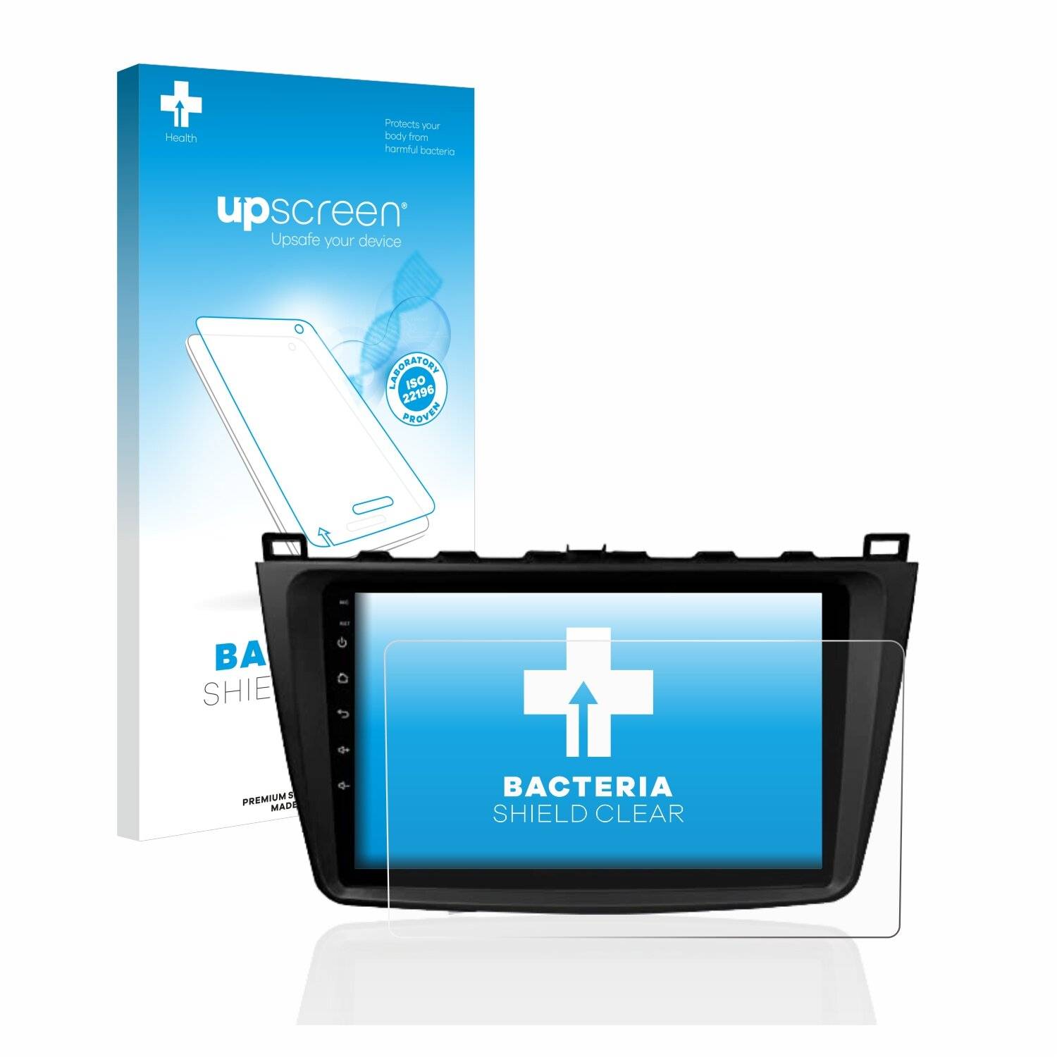 upscreen Bacteria Shield Clear Premium Antibakterielle Displayschutzfolie für Eonon Q98Pro