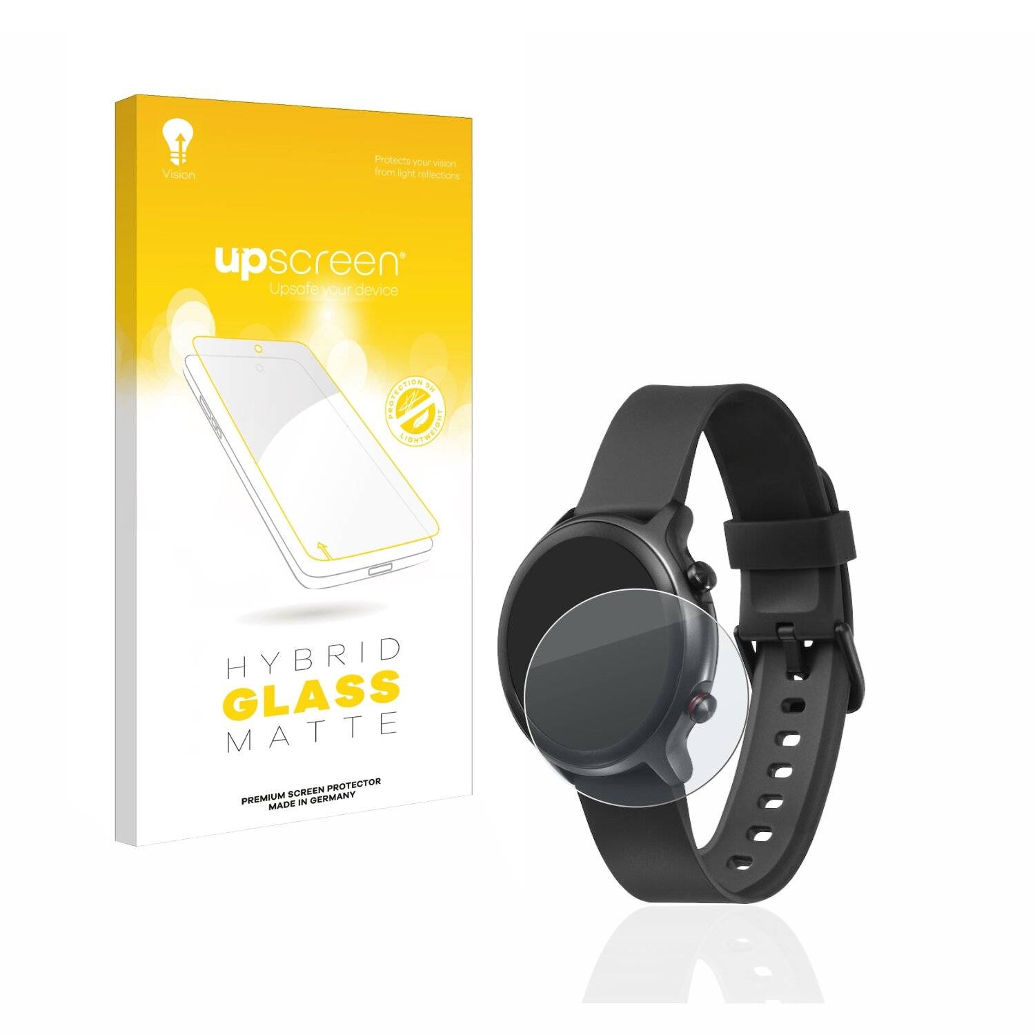 upscreen Hybrid Glass Matte Premium Schutzglas Folie für Doro
