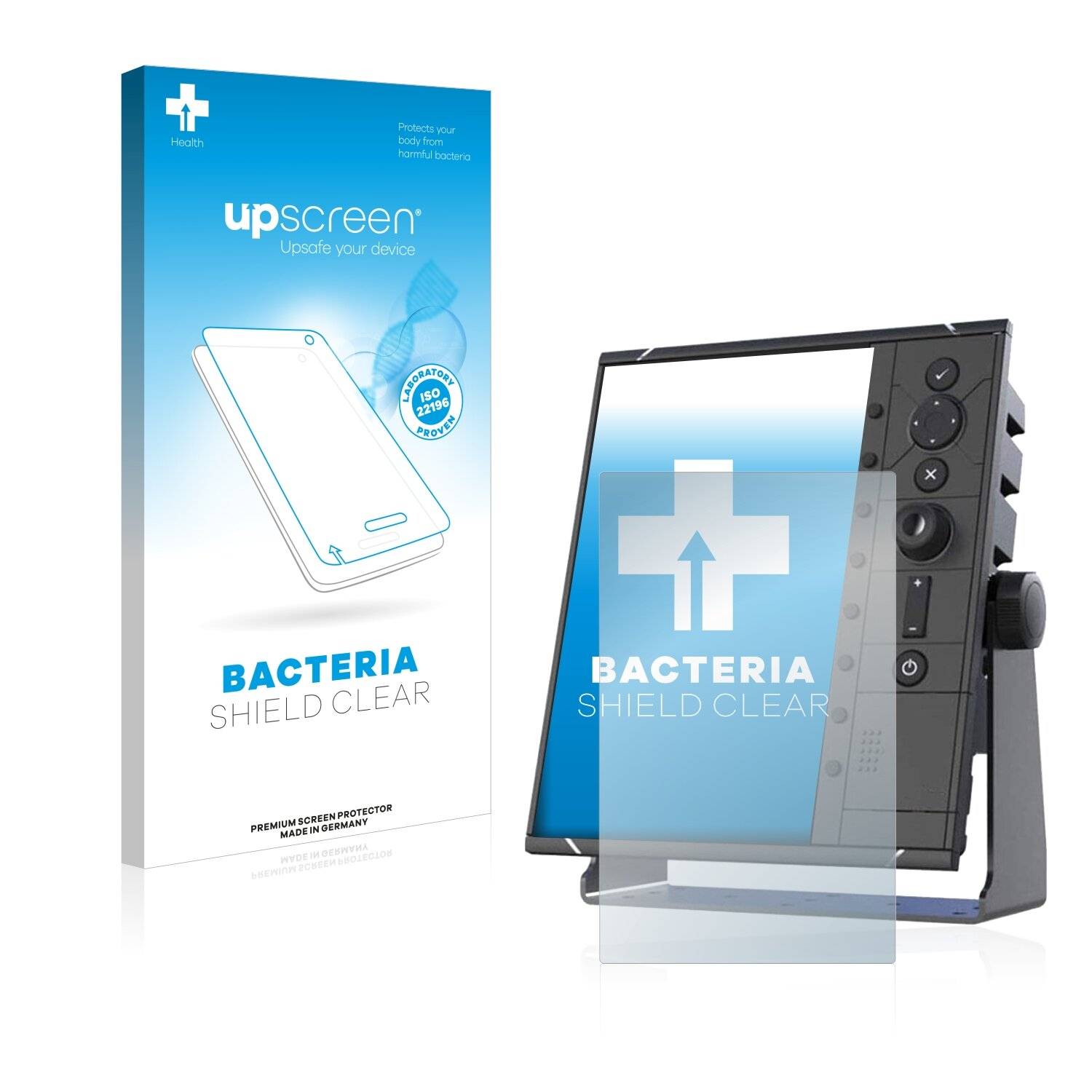 upscreen Bacteria Shield Clear Premium Antibakterielle Displayschutzfolie für Simrad