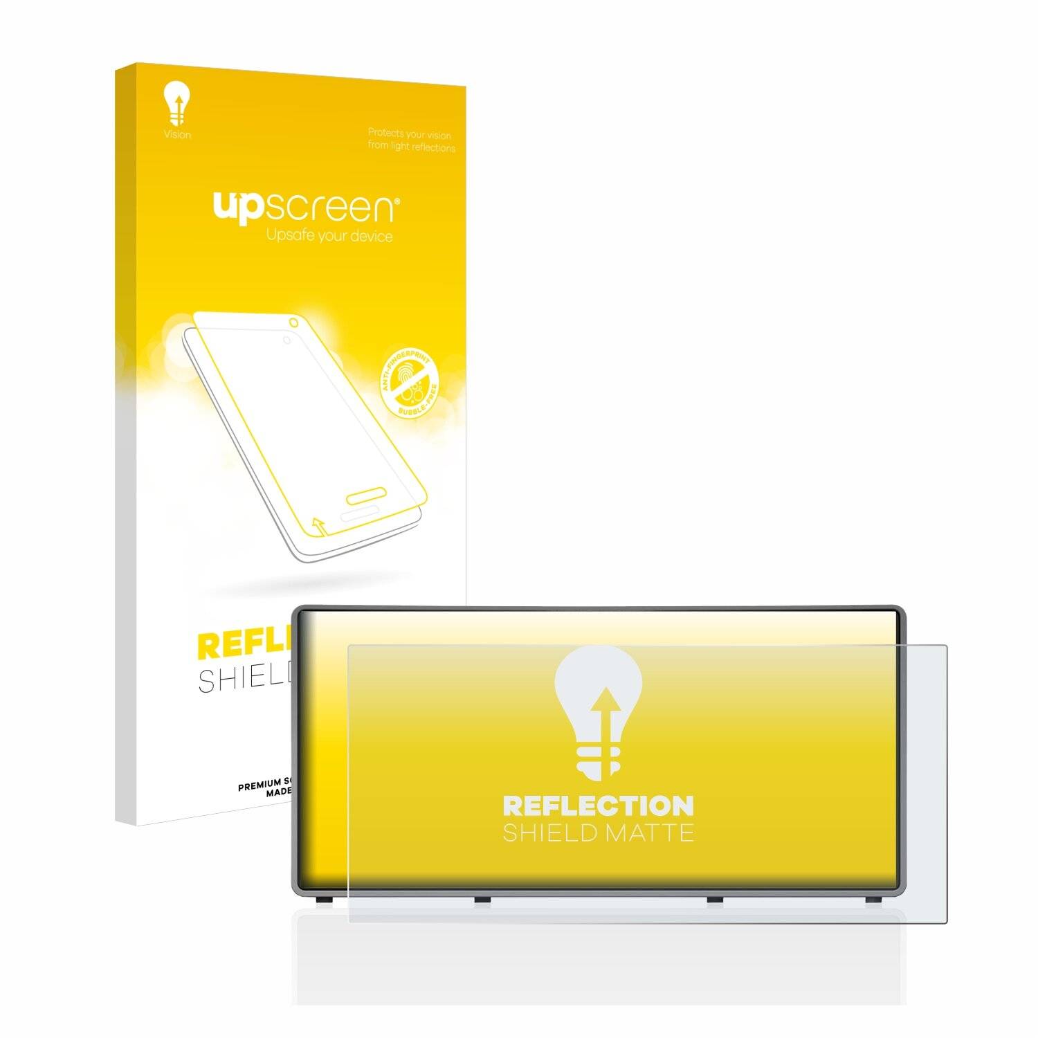 upscreen Reflection Shield Matte Premium Displayschutzfolie für Auriol Radiowecker