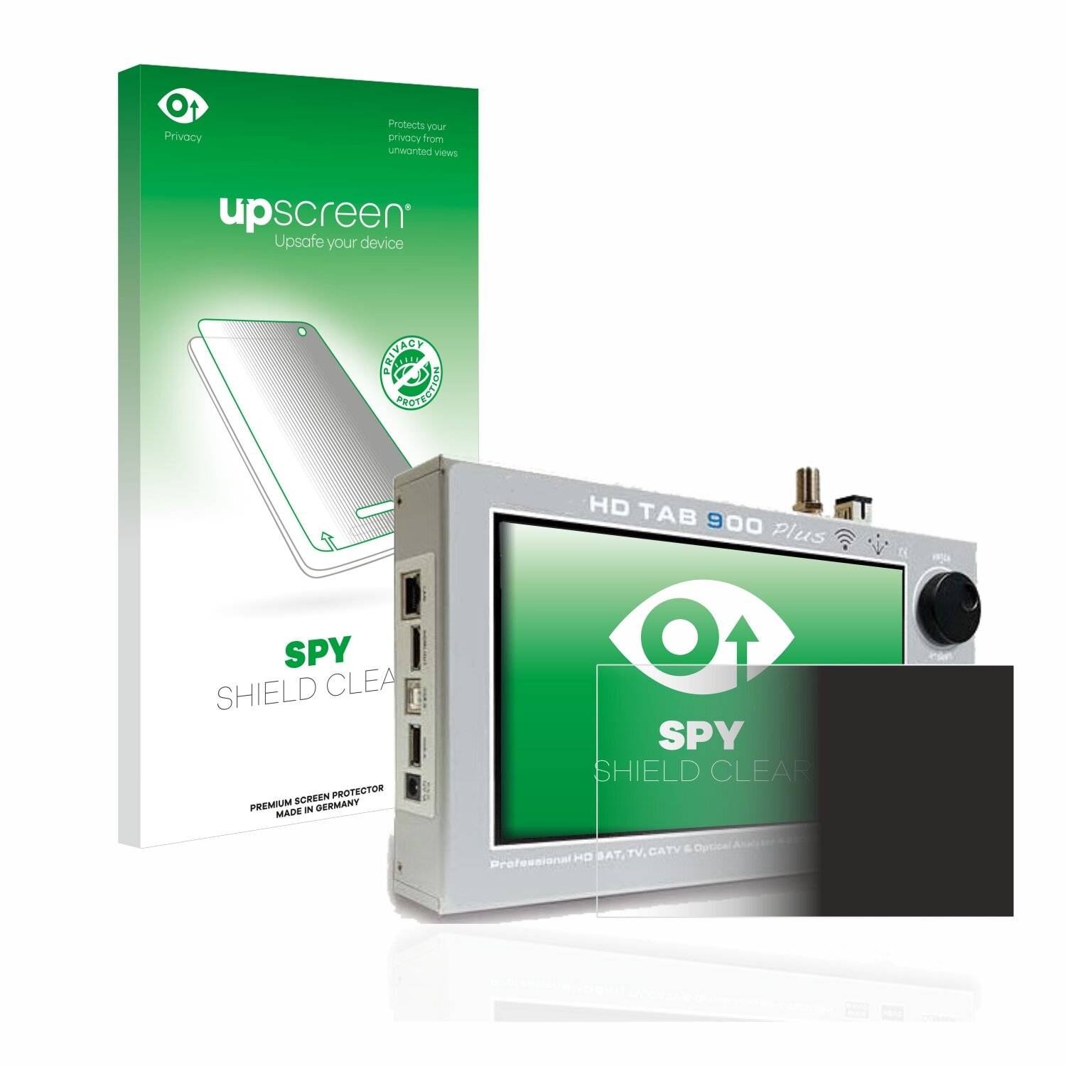 upscreen Spy Shield Clear Premium Blickschutzfolie für Rover TAB 900