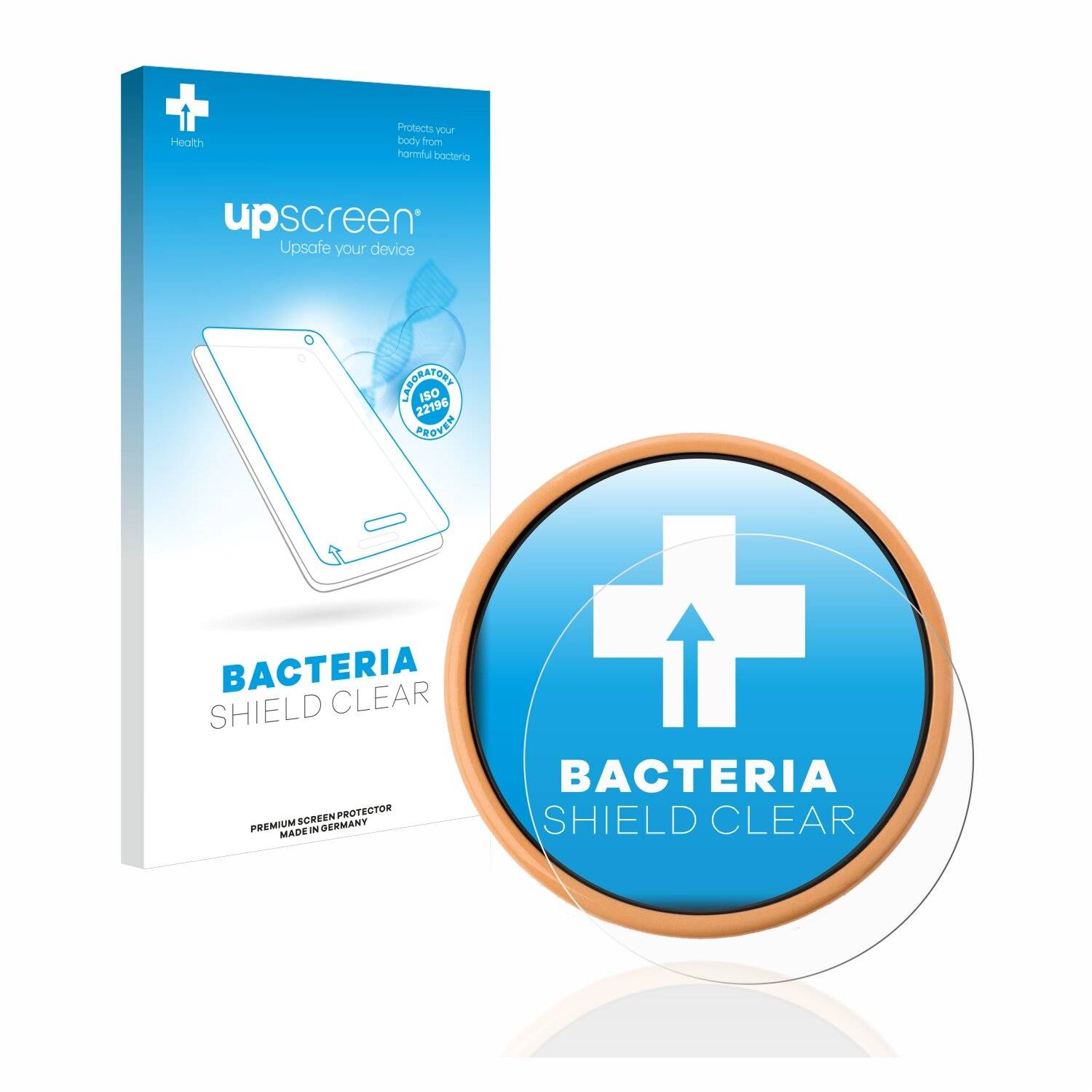 upscreen Bacteria Shield Clear Premium Antibakterielle Displayschutzfolie für ERNESTO