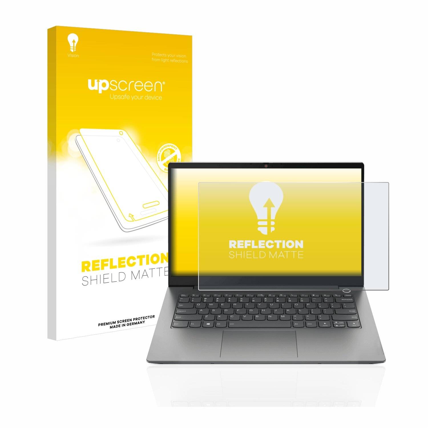upscreen Reflection Shield Matte Premium Displayschutzfolie für Lenovo ThinkBook 14 Gen