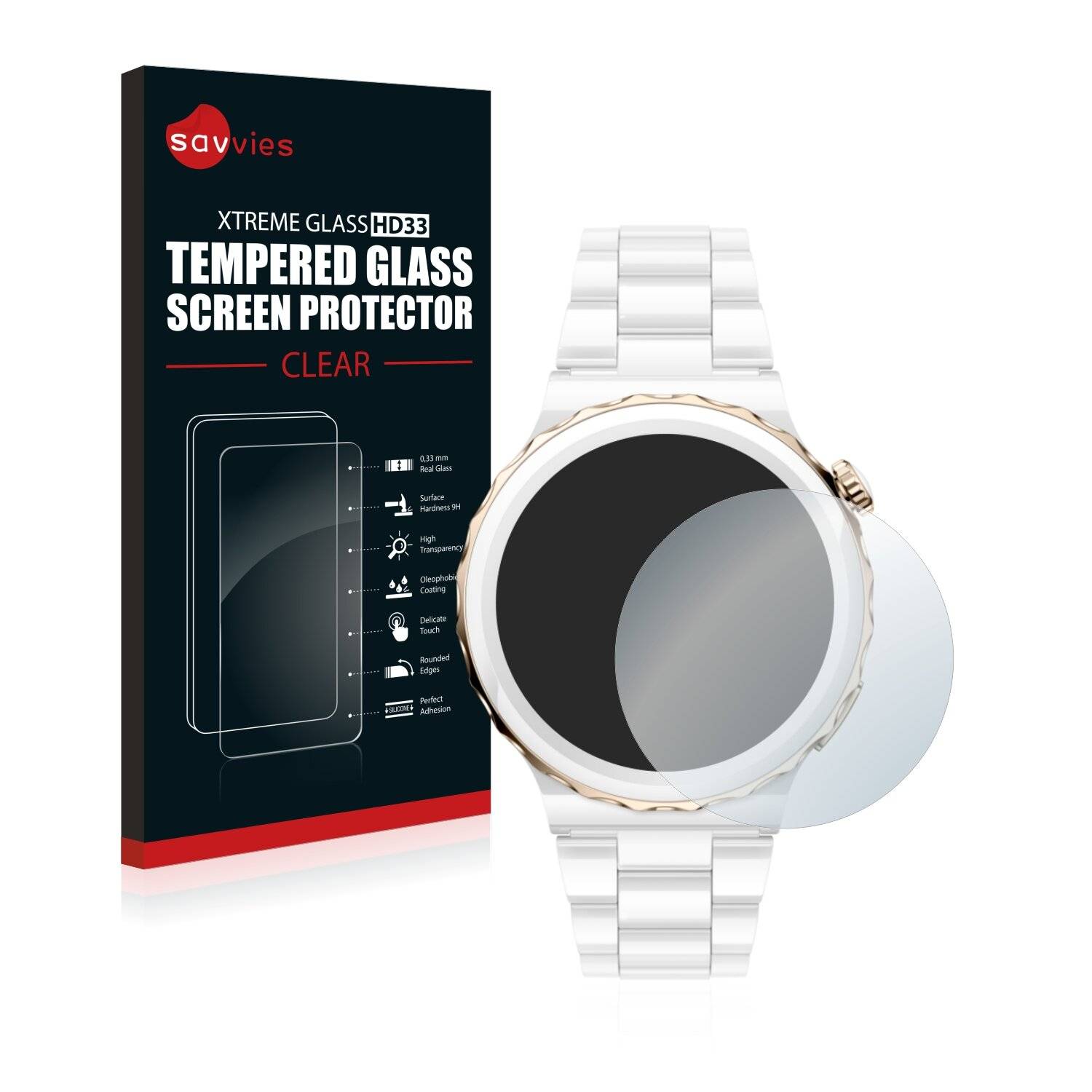 Savvies HD33 Clear Schutzglas für Ruxingx