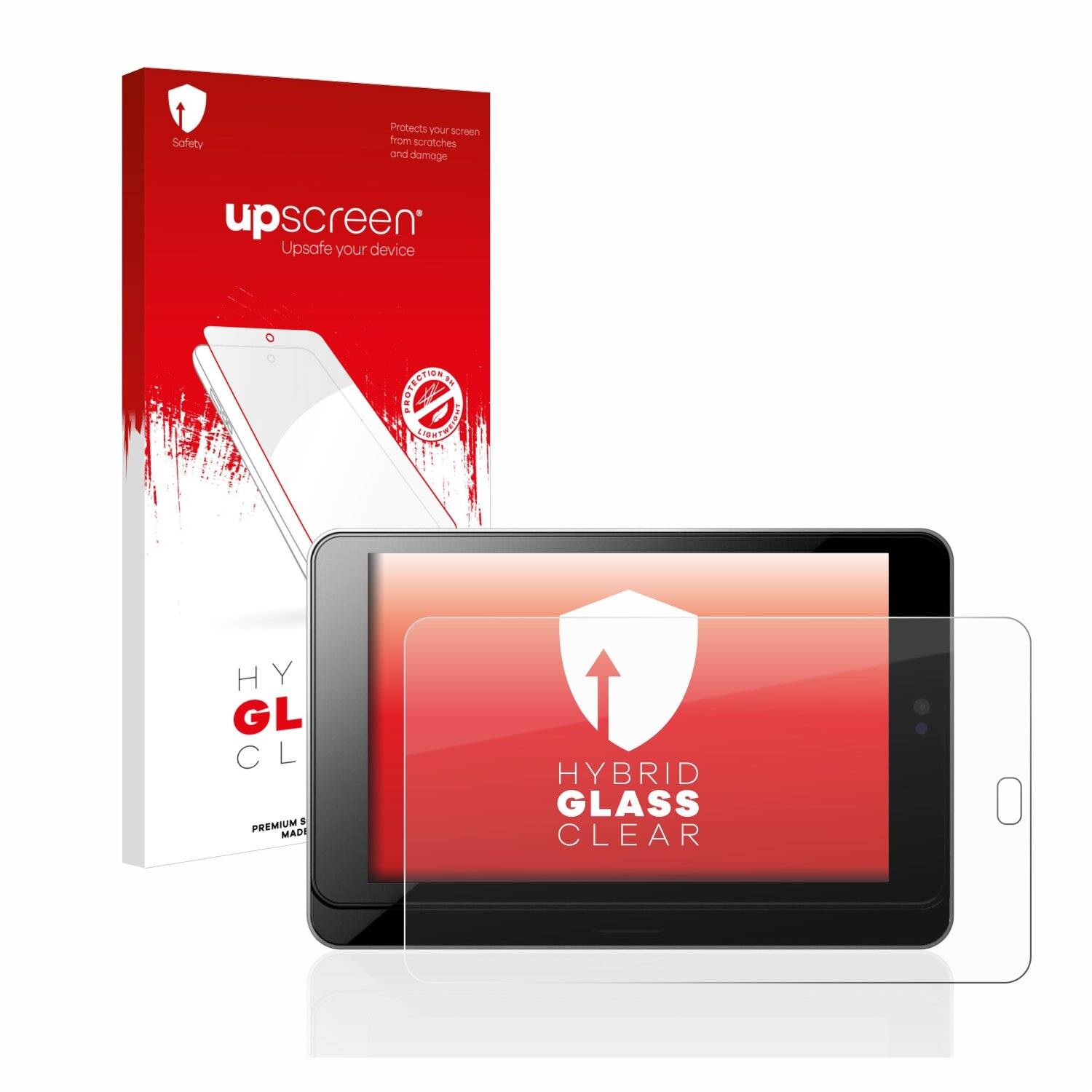 upscreen Hybrid Glass Clear Premium Schutzglas Folie für Pioneer