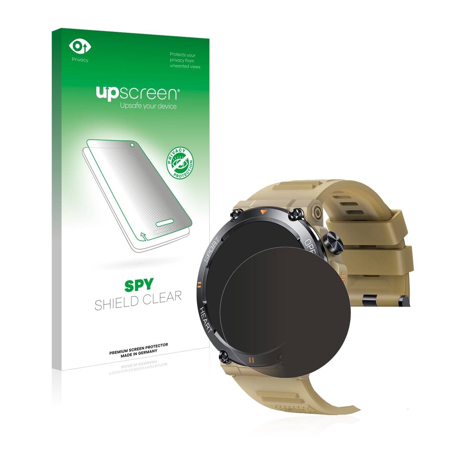 upscreen Spy Shield Clear Premium Blickschutzfolie für LinsonK