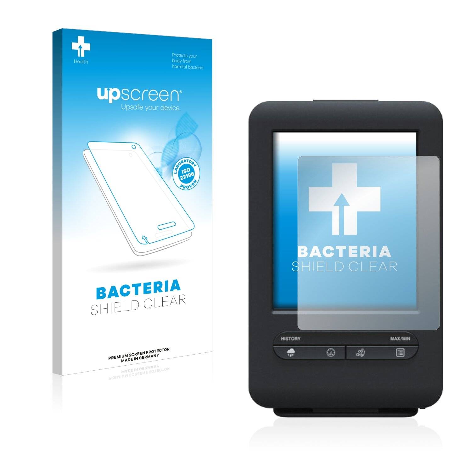 upscreen Bacteria Shield Clear Premium Antibakterielle Displayschutzfolie für Bresser