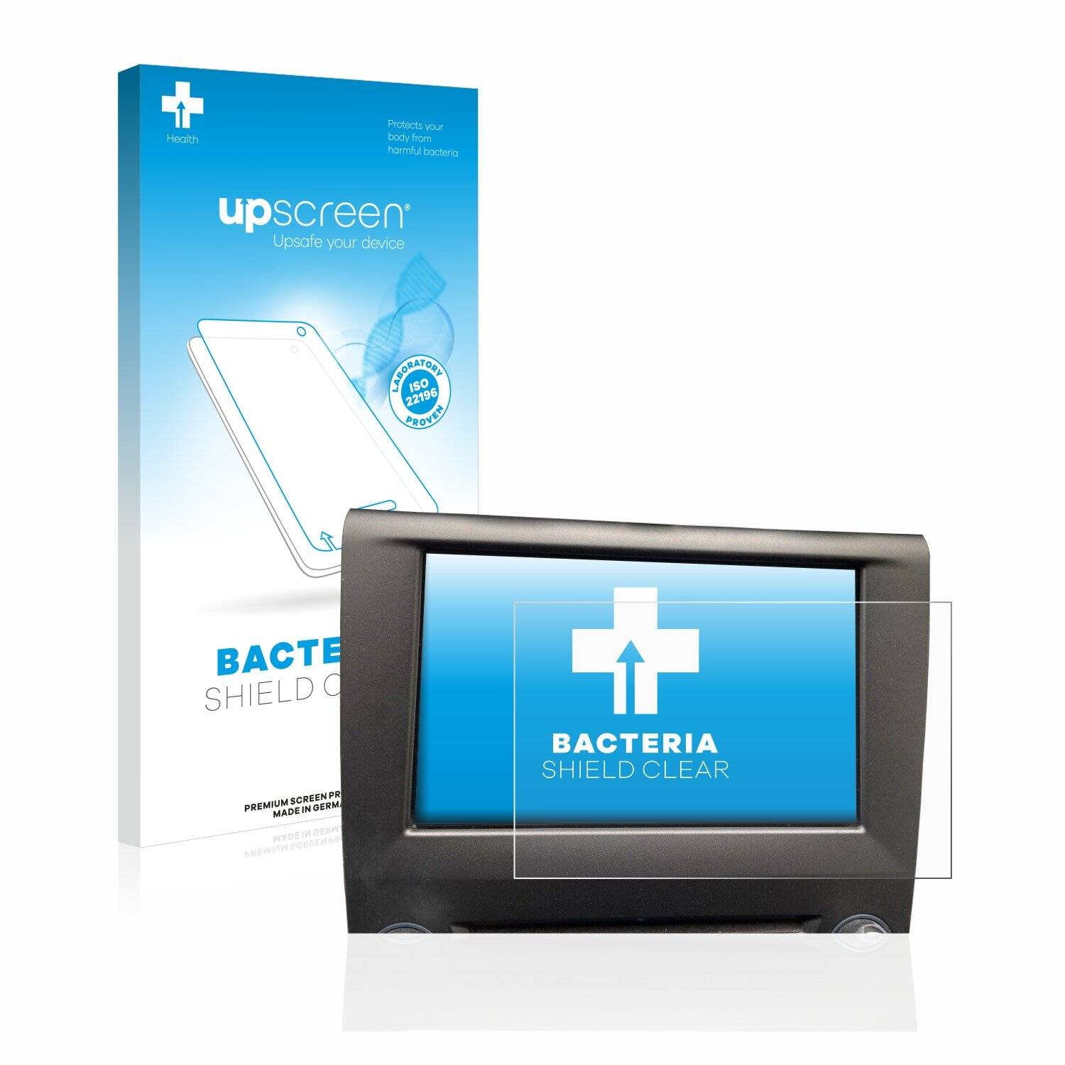 upscreen Bacteria Shield Clear Premium Antibakterielle Displayschutzfolie für Ford Mondeo