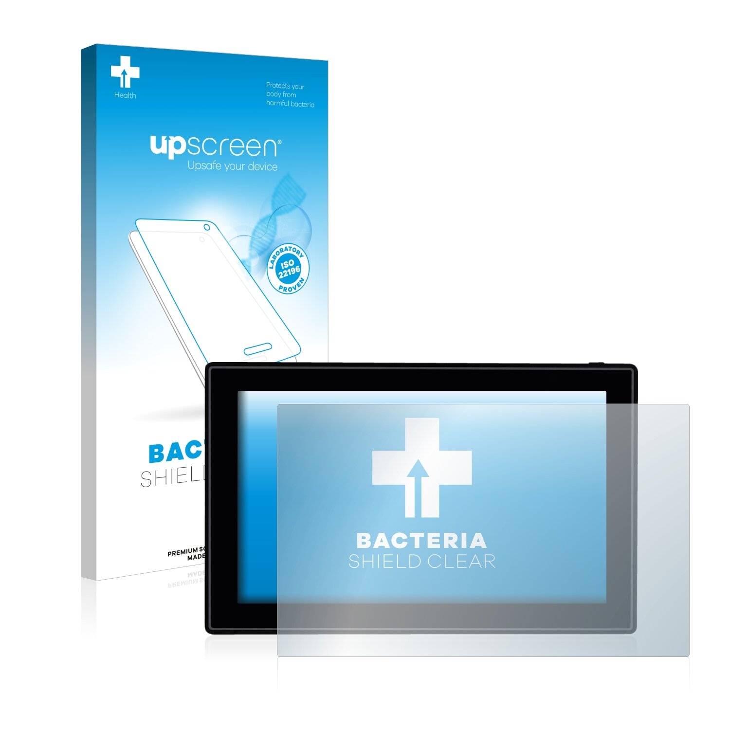 upscreen Bacteria Shield Clear Premium Antibakterielle Displayschutzfolie für Rollei Smart