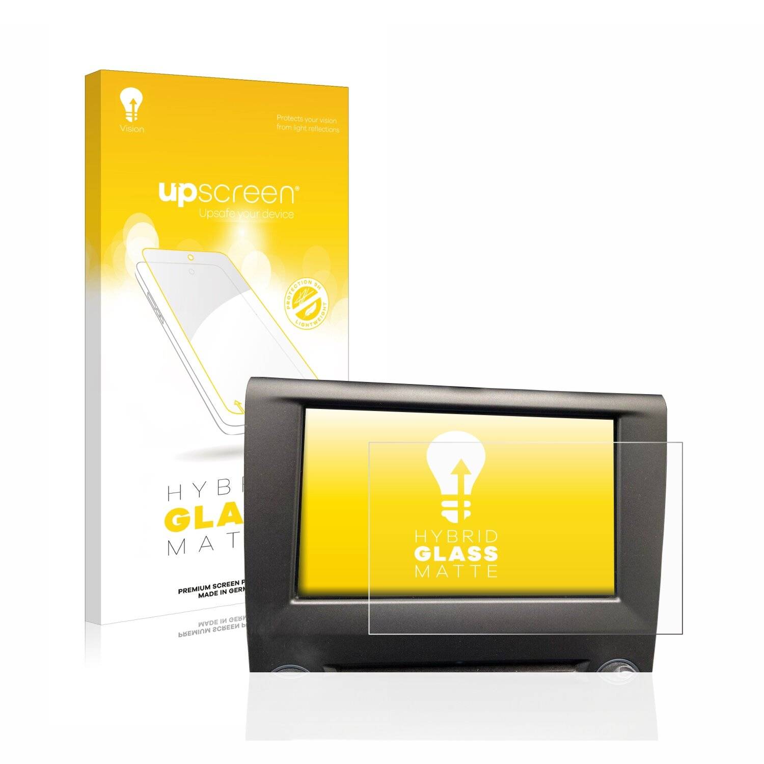 upscreen Hybrid Glass Matte Premium Schutzglas Folie für Ford Mondeo S&S Business sync 3