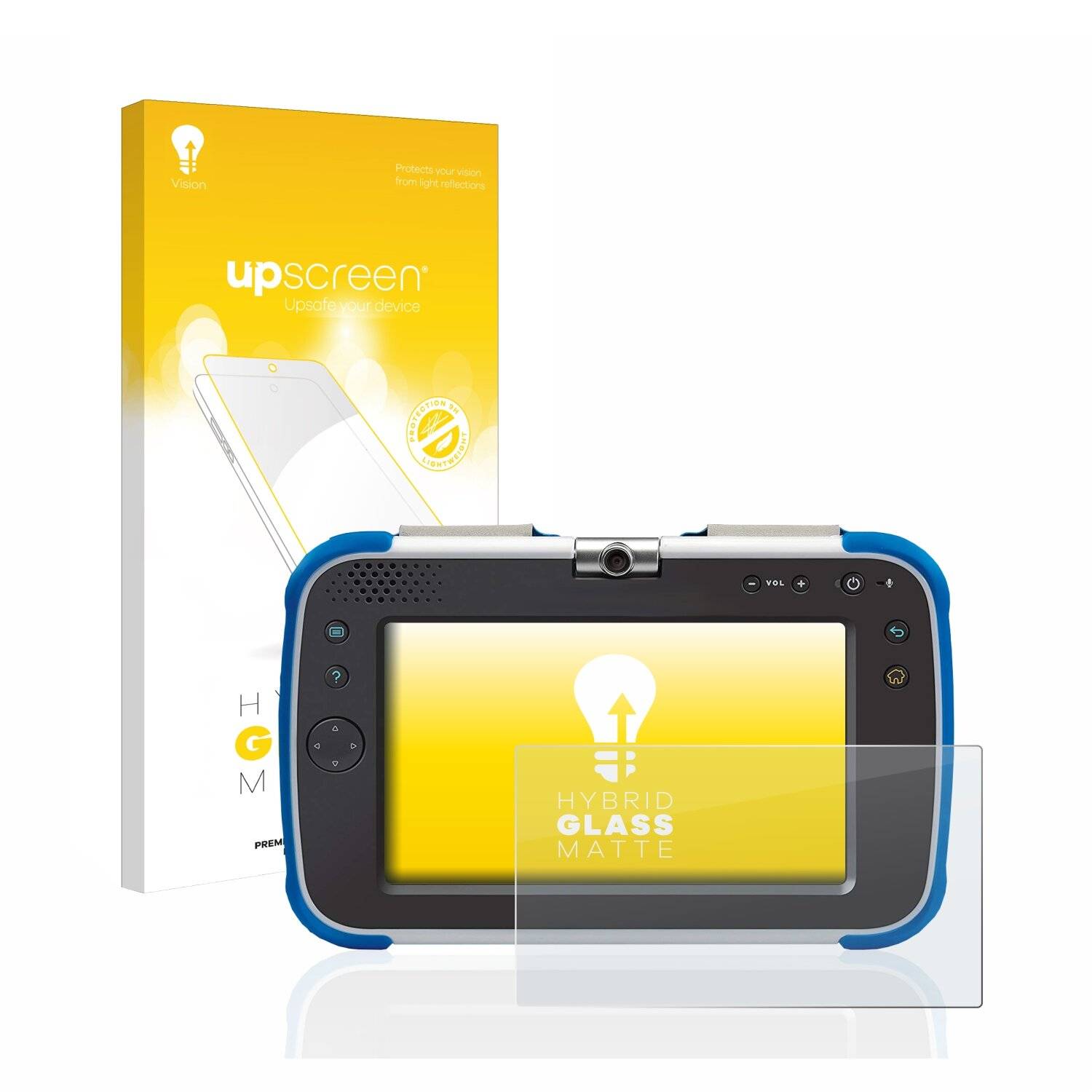 upscreen Hybrid Glass Matte Premium Schutzglas Folie für Vtech Storio Max XL