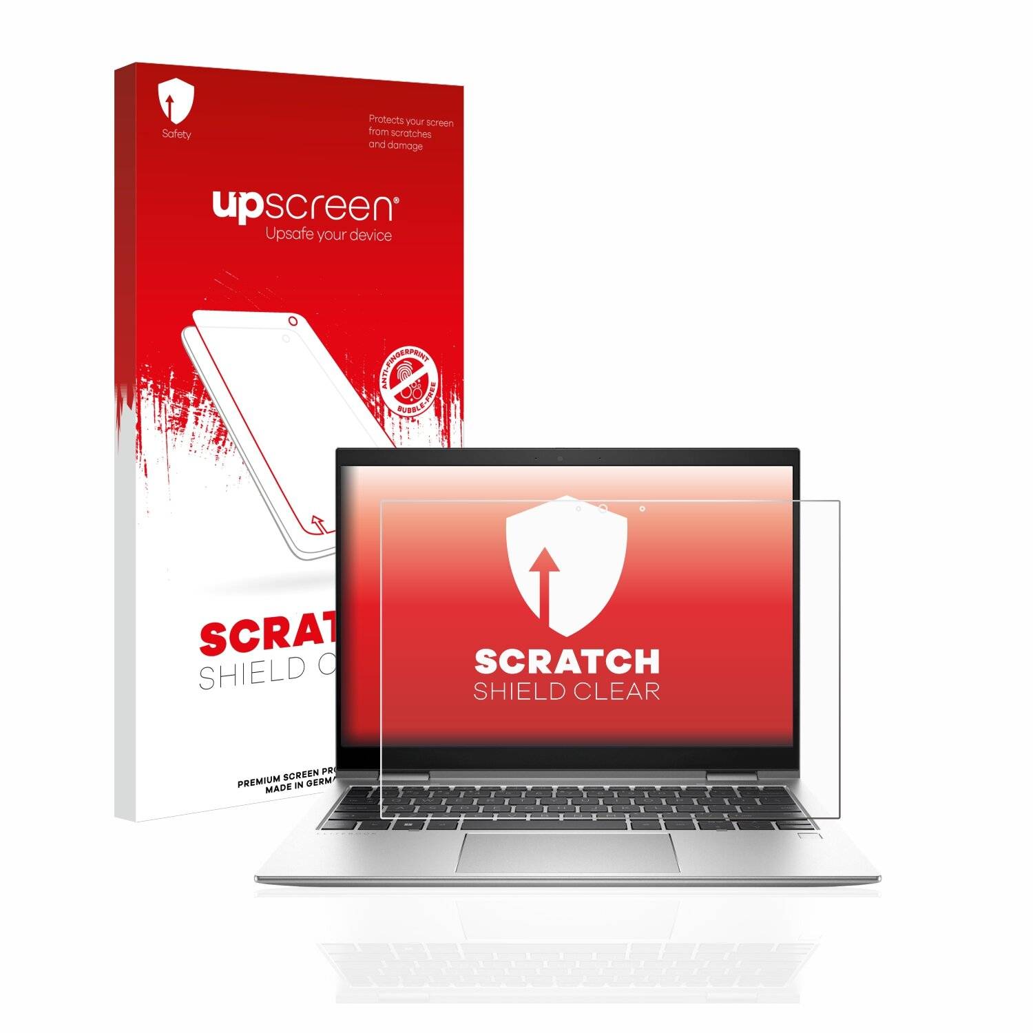 upscreen Scratch Shield Clear Premium Displayschutzfolie für HP EliteBook x360 830