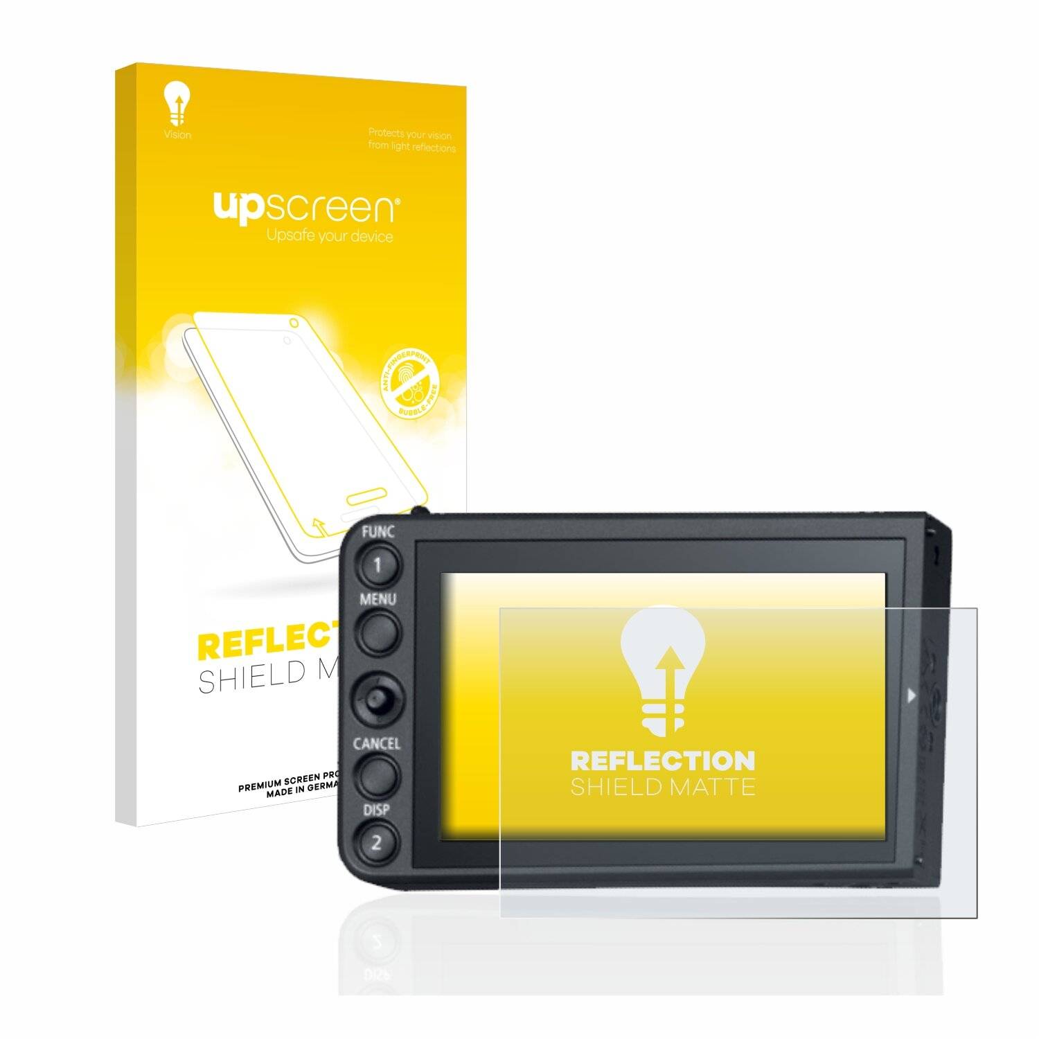 upscreen Reflection Shield Matte Premium Displayschutzfolie für Canon LCD Monitor