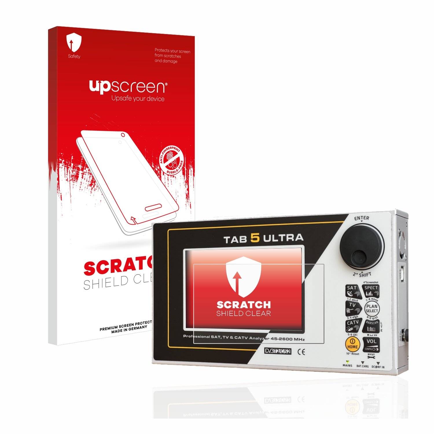 upscreen Scratch Shield Clear Premium Displayschutzfolie für Rover TAB 5