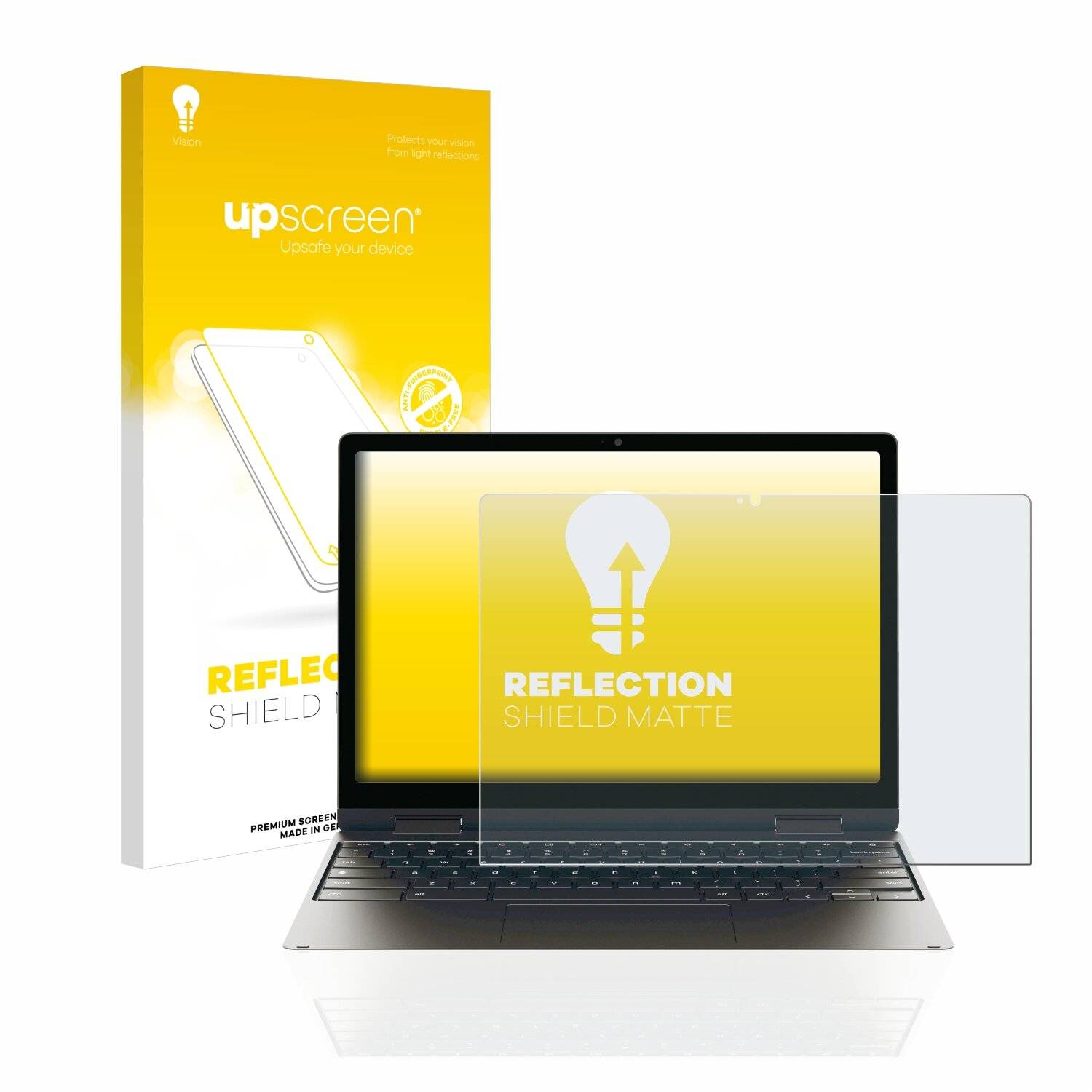 upscreen Reflection Shield Matte Premium Displayschutzfolie für Samsung Galaxy Chromebook 2