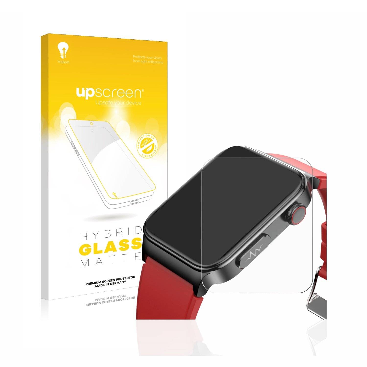 upscreen Hybrid Glass Matte Premium Schutzglas Folie für Lige