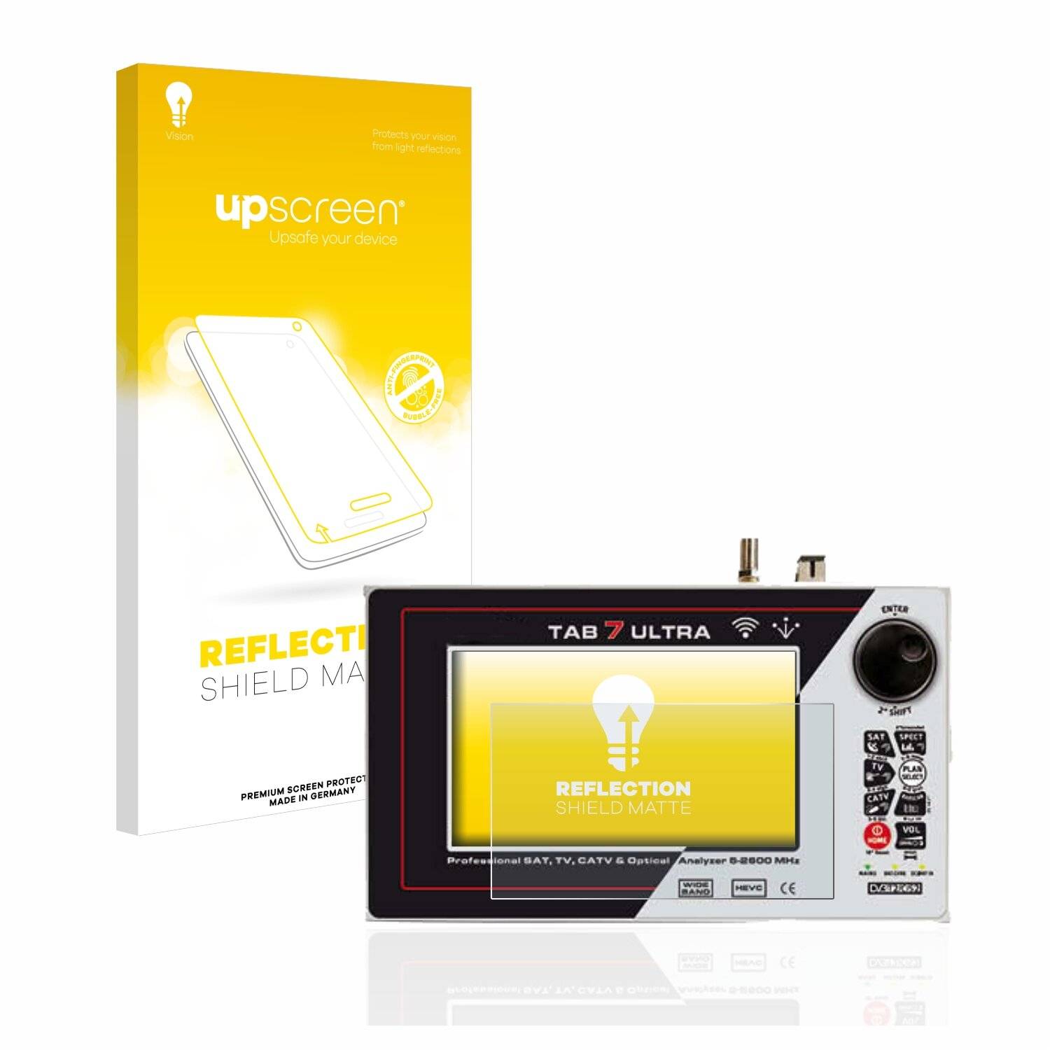 upscreen Reflection Shield Matte Premium Displayschutzfolie für Rover TAB 7