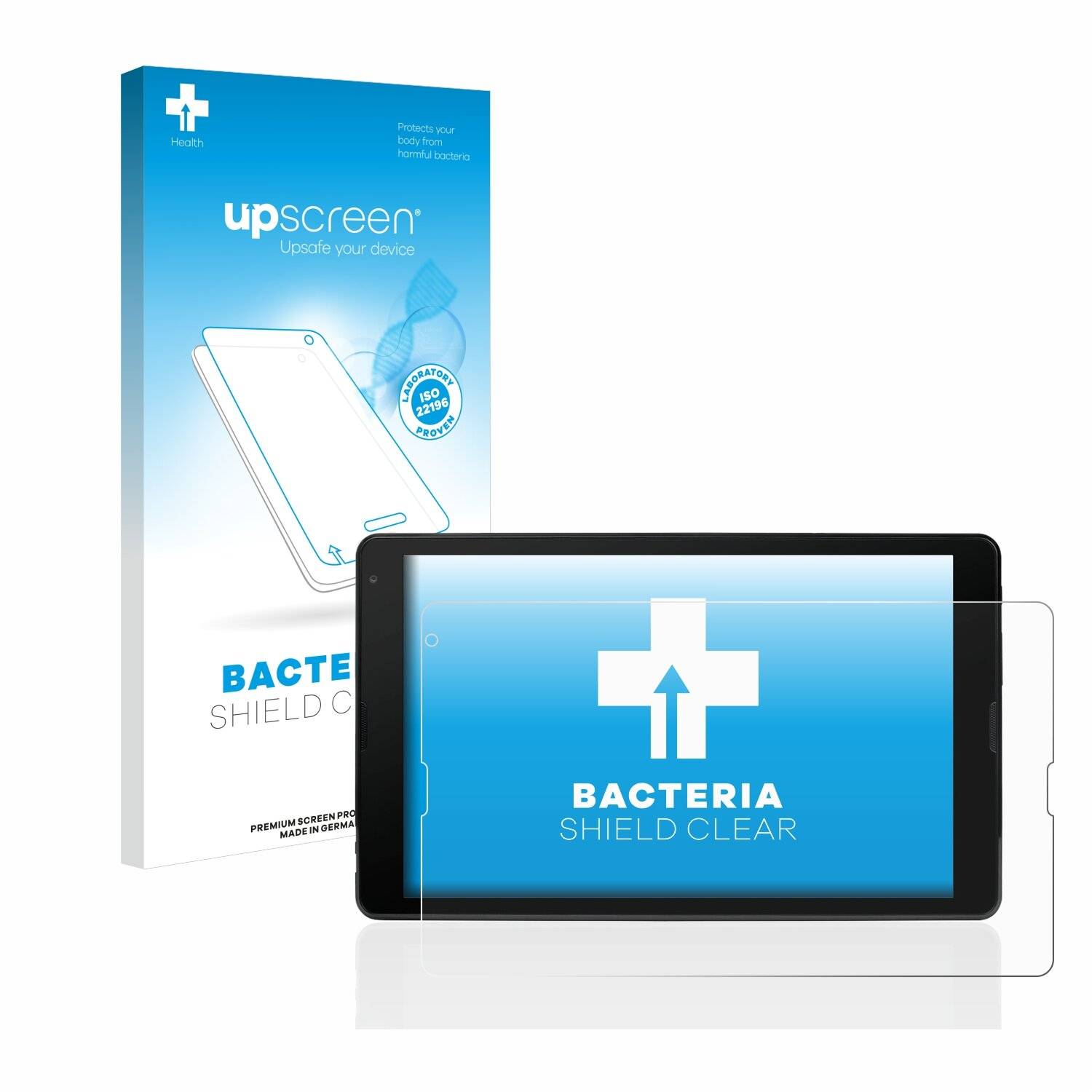 upscreen Bacteria Shield Clear Premium Antibakterielle Displayschutzfolie für Medion Tablet
