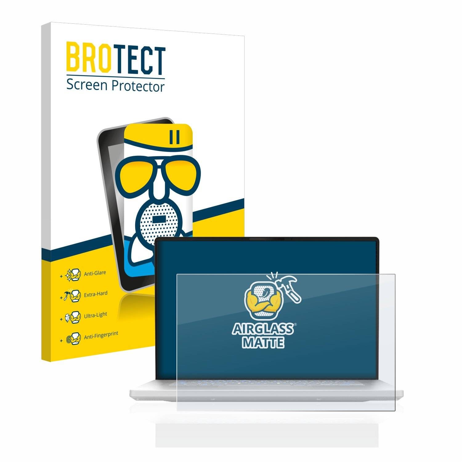 BROTECT AirGlass Matte Schutzglas Folie für Asus ROG Zephyrus G16