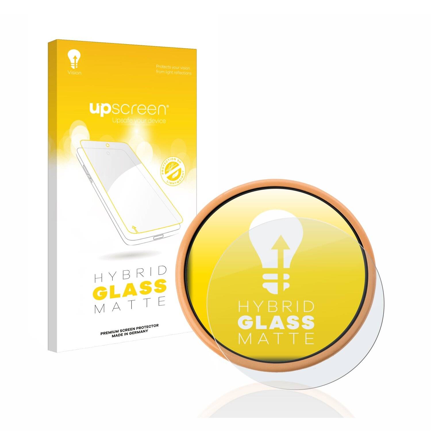 upscreen Hybrid Glass Matte Premium Schutzglas Folie für ERNESTO