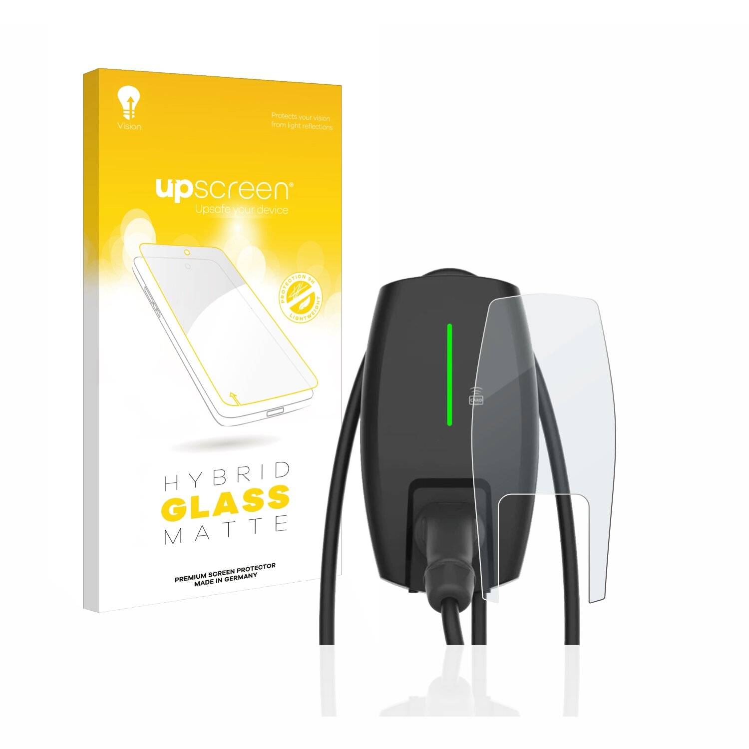 upscreen Hybrid Glass Matte Premium Schutzglas Folie für Autoaid Intelligent Wallbox 11