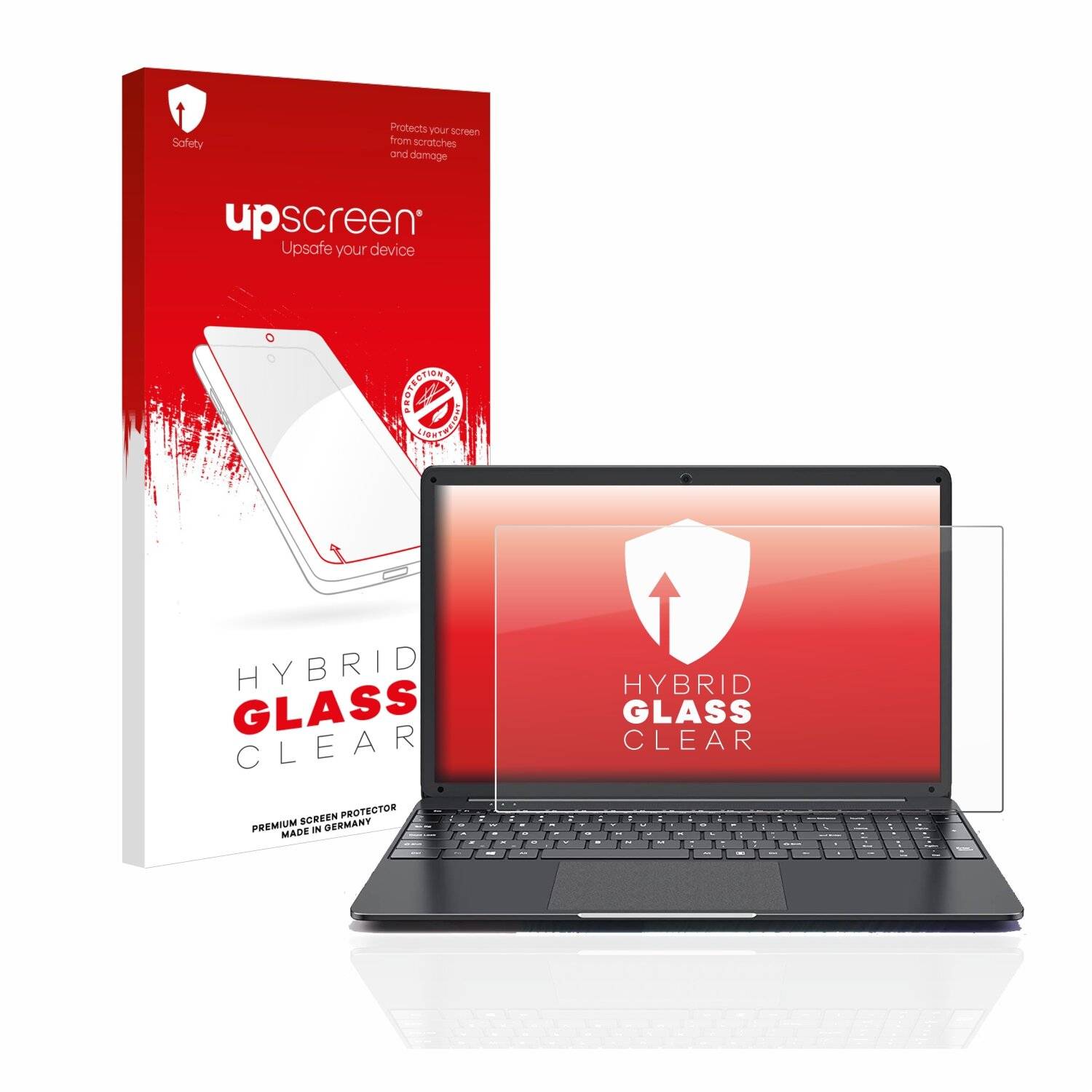 upscreen Hybrid Glass Clear Premium Schutzglas Folie für SGIN M15