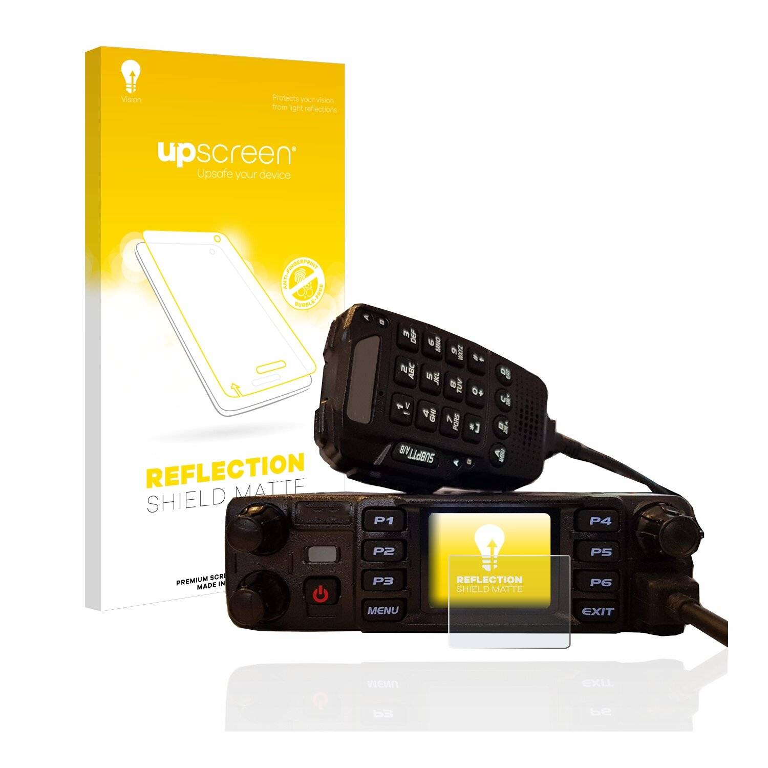 upscreen Reflection Shield Matte Premium Displayschutzfolie für AnyTone AT-D578UV