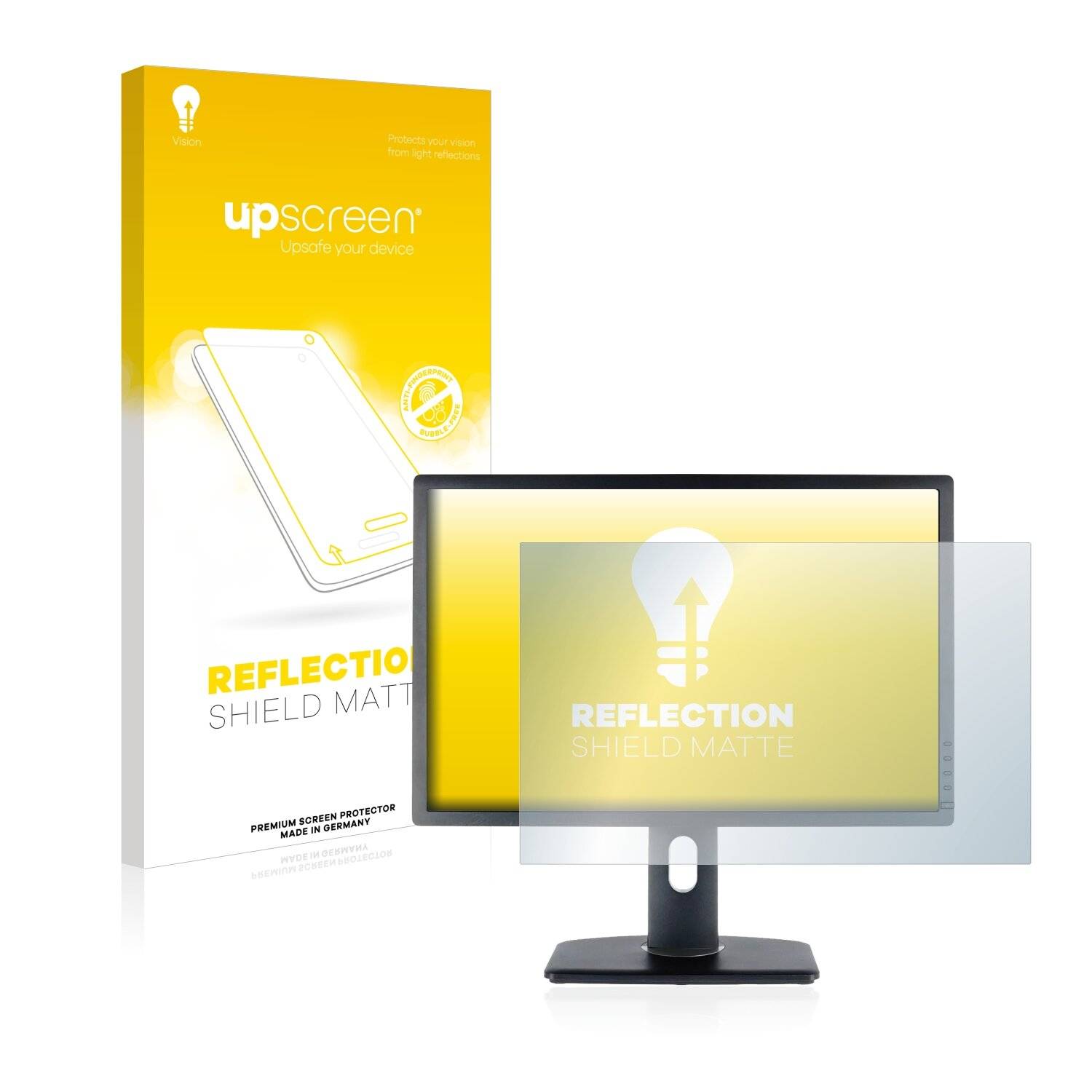 upscreen Reflection Shield Matte Premium Displayschutzfolie für Dell Ultrasharp