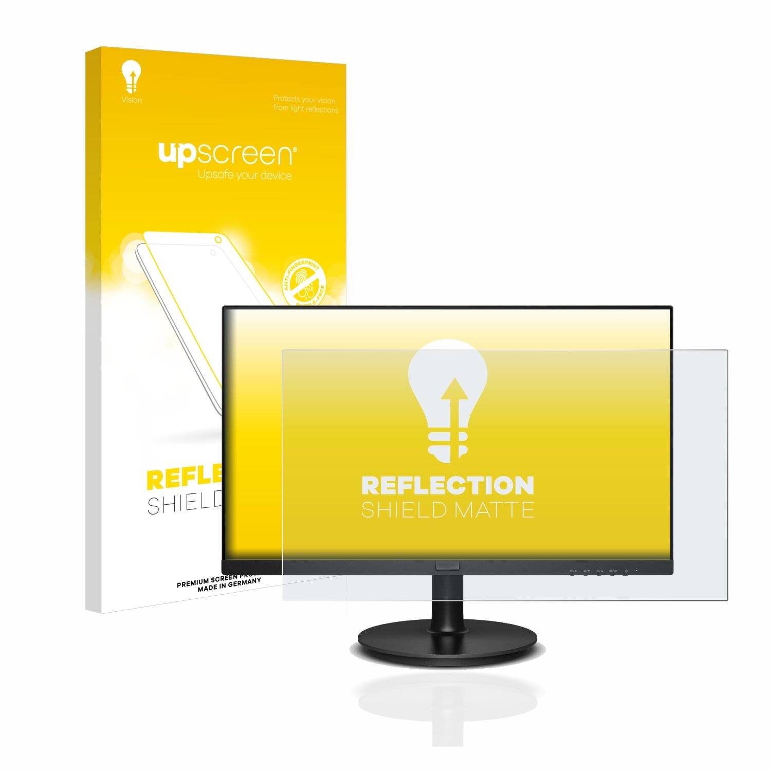 upscreen Reflection Shield Matte Premium Displayschutzfolie für Philips 241V8L