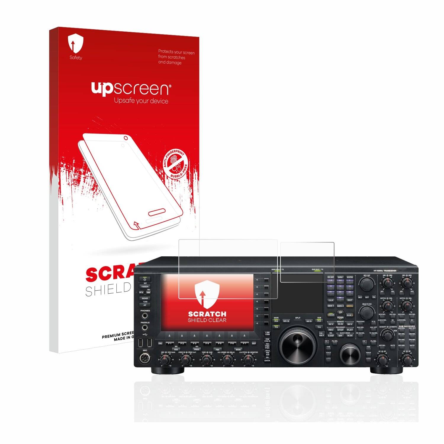 upscreen Scratch Shield Clear Premium Displayschutzfolie für Kenwood