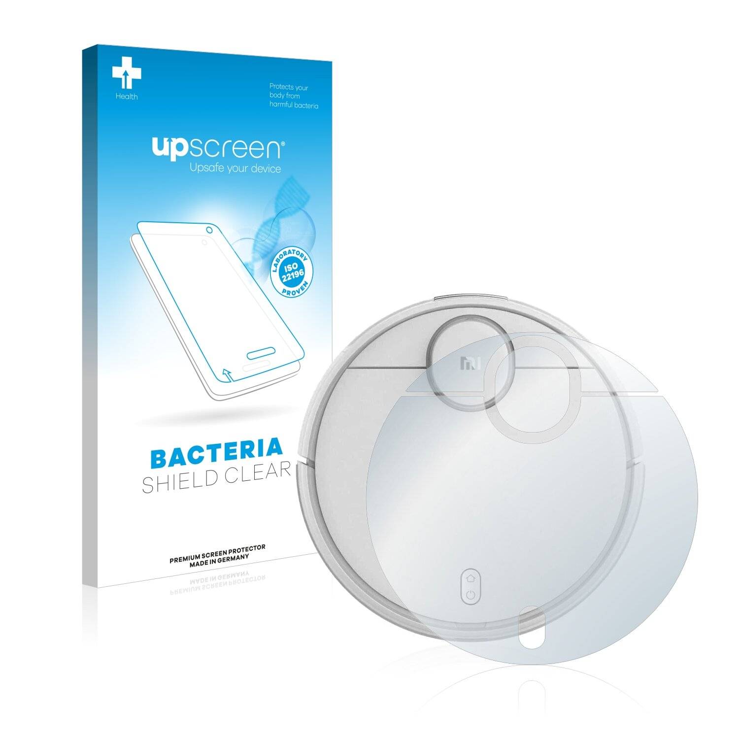 upscreen Bacteria Shield Clear Premium Antibakterielle Displayschutzfolie für Xiaomi Mi