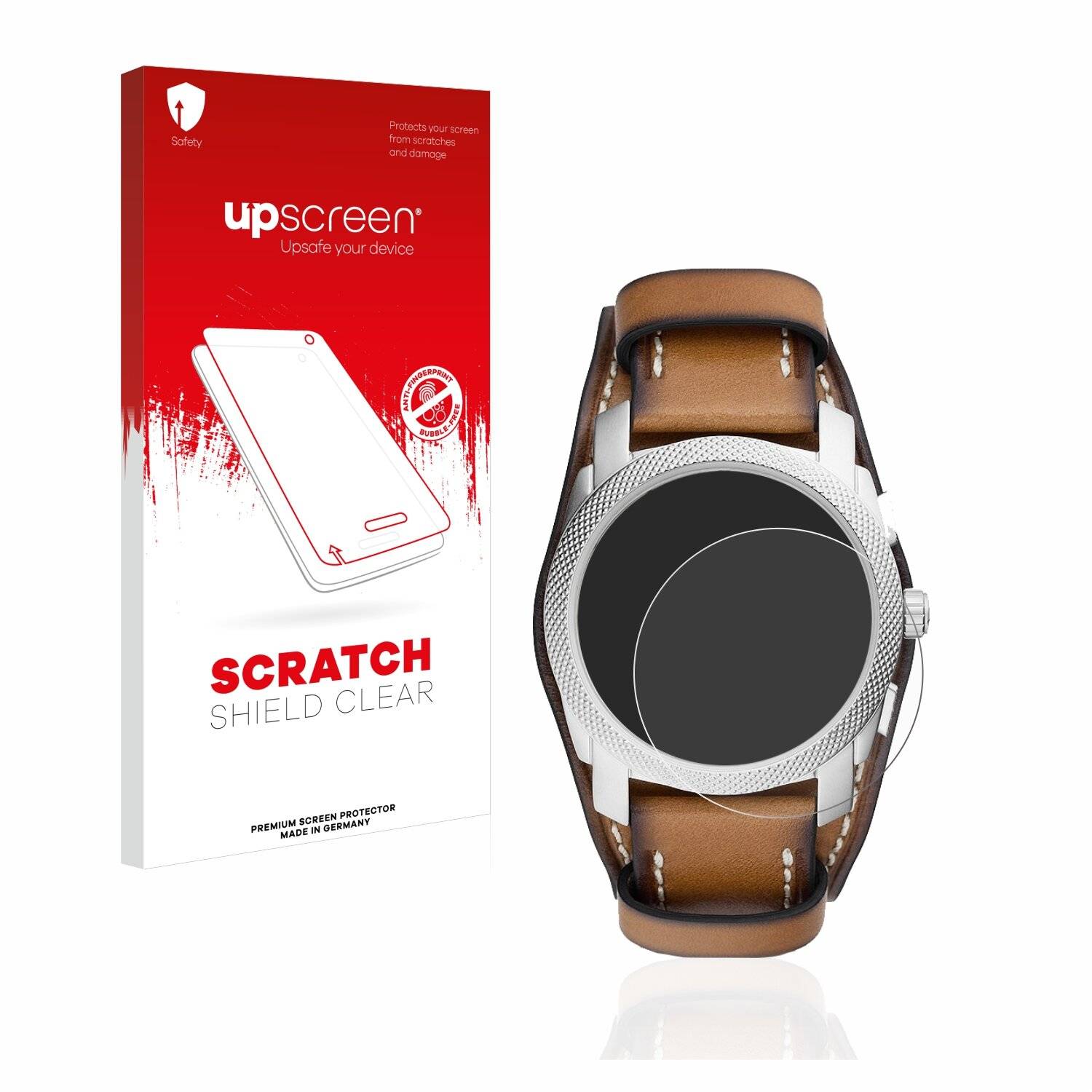 upscreen Scratch Shield Clear Premium Displayschutzfolie für Fossil Chronograph (42