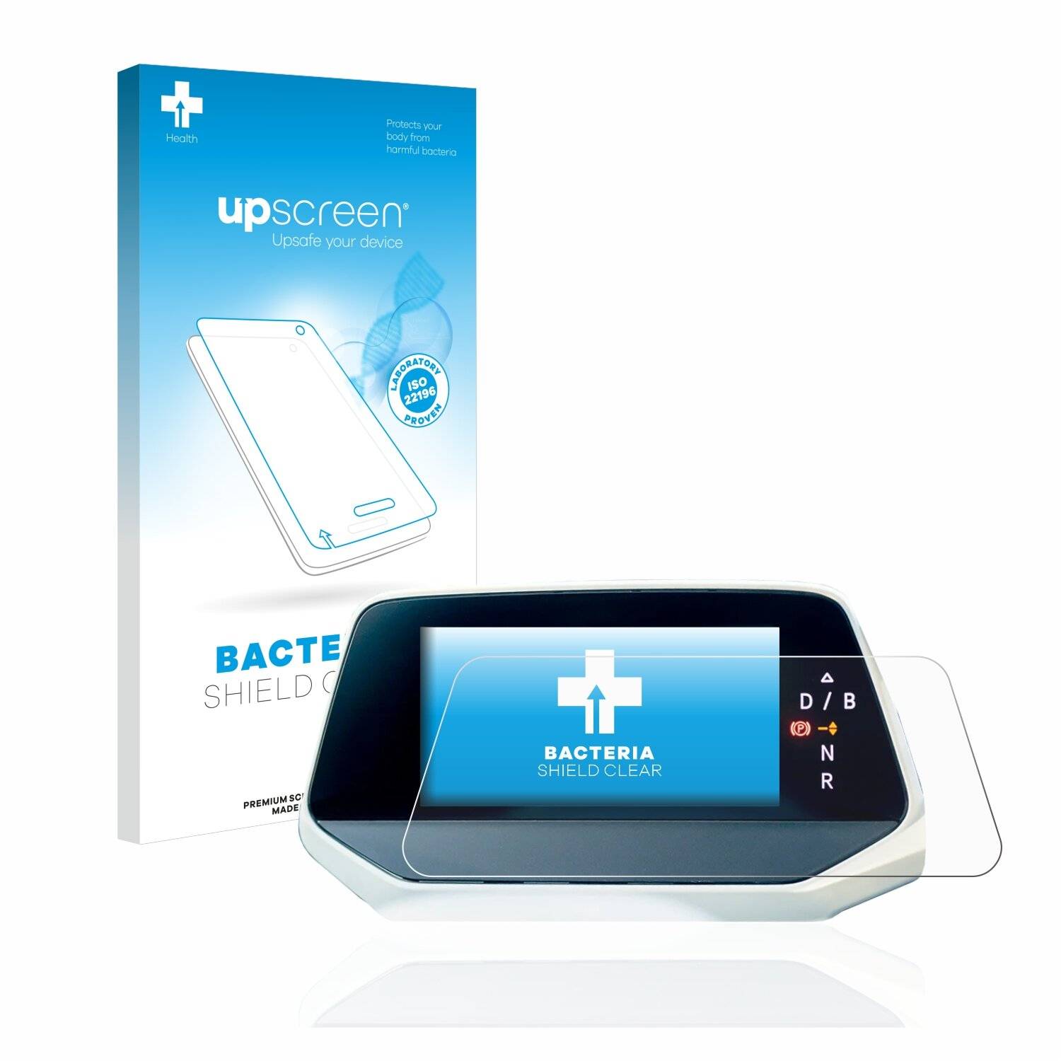 upscreen Bacteria Shield Clear Premium Antibakterielle Displayschutzfolie für Volkswagen