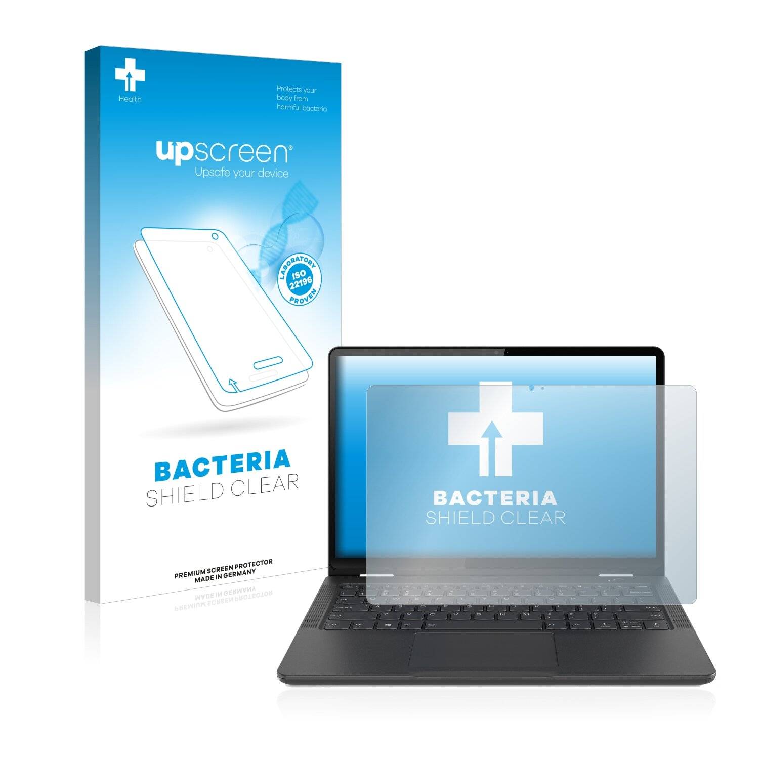 upscreen Bacteria Shield Clear Premium Antibakterielle Displayschutzfolie für Lenovo Yoga