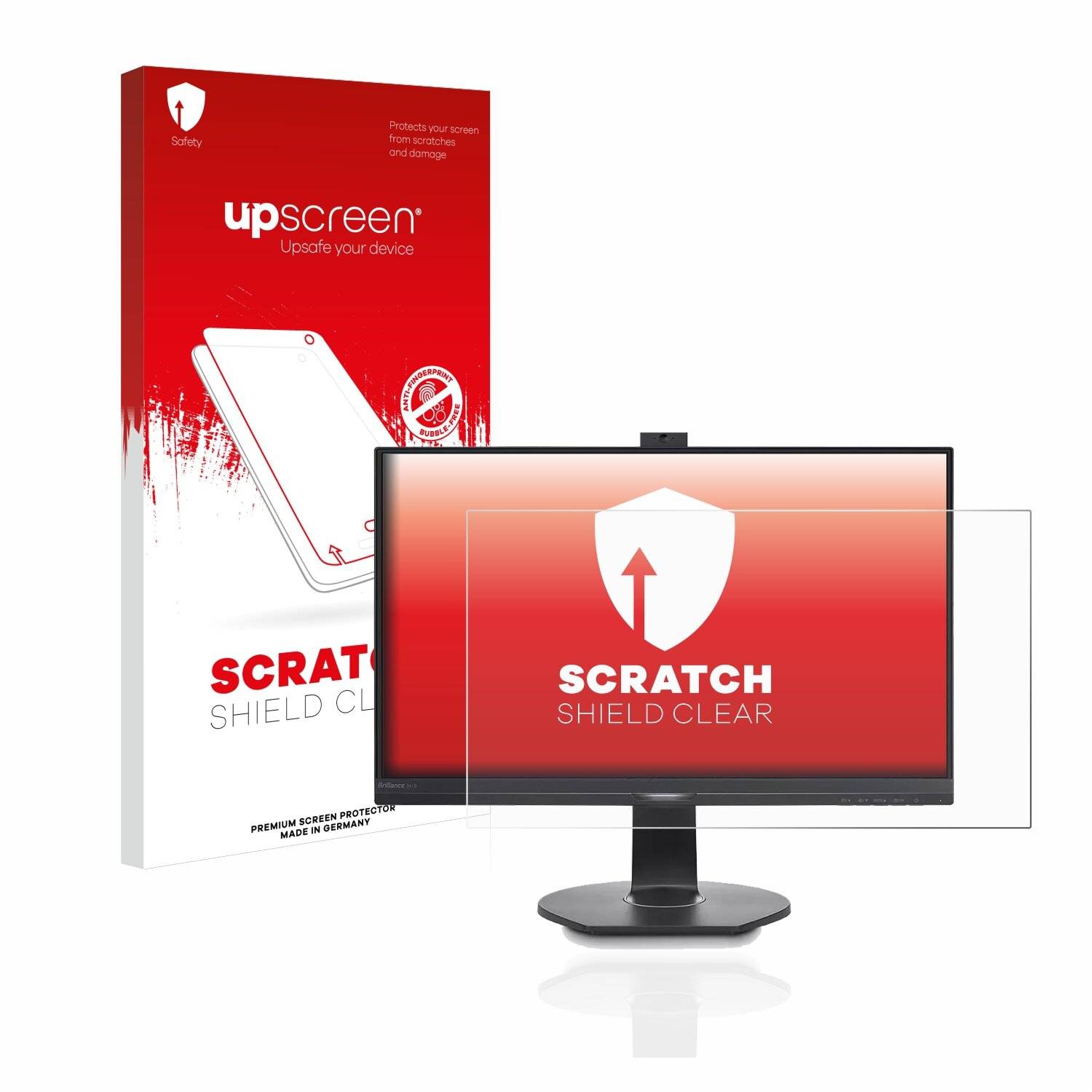 upscreen Scratch Shield Clear Premium Displayschutzfolie für Philips Brilliance