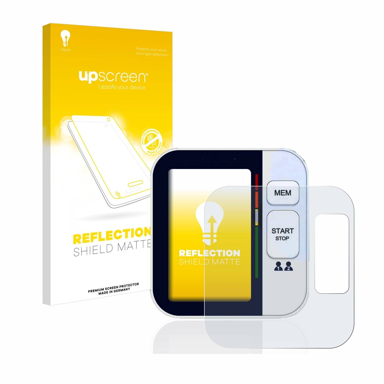 upscreen Reflection Shield Matte Premium Displayschutzfolie für Visomat Comfort
