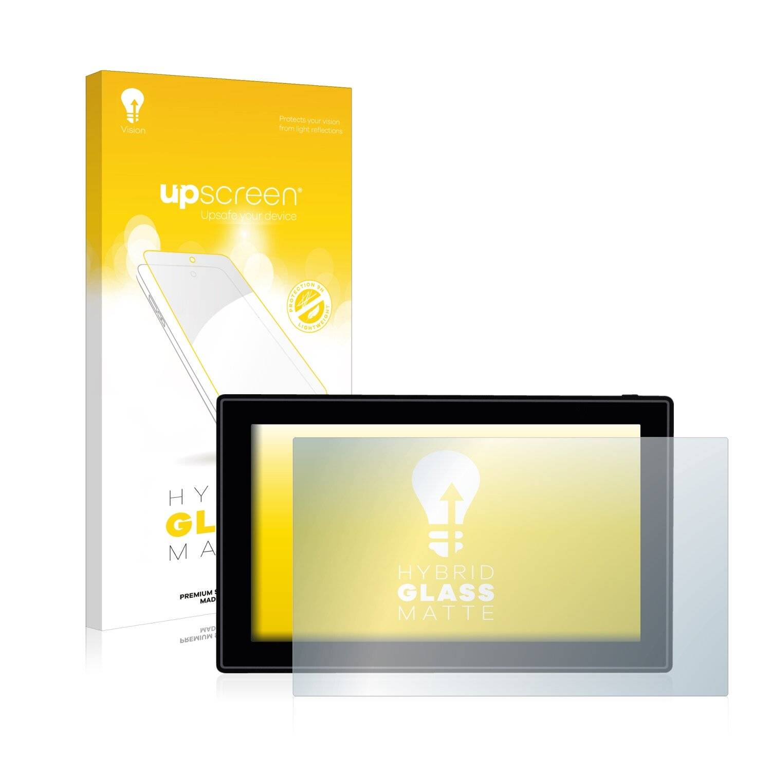 upscreen Hybrid Glass Matte Premium Schutzglas Folie für Rollei Smart Frame WiFi